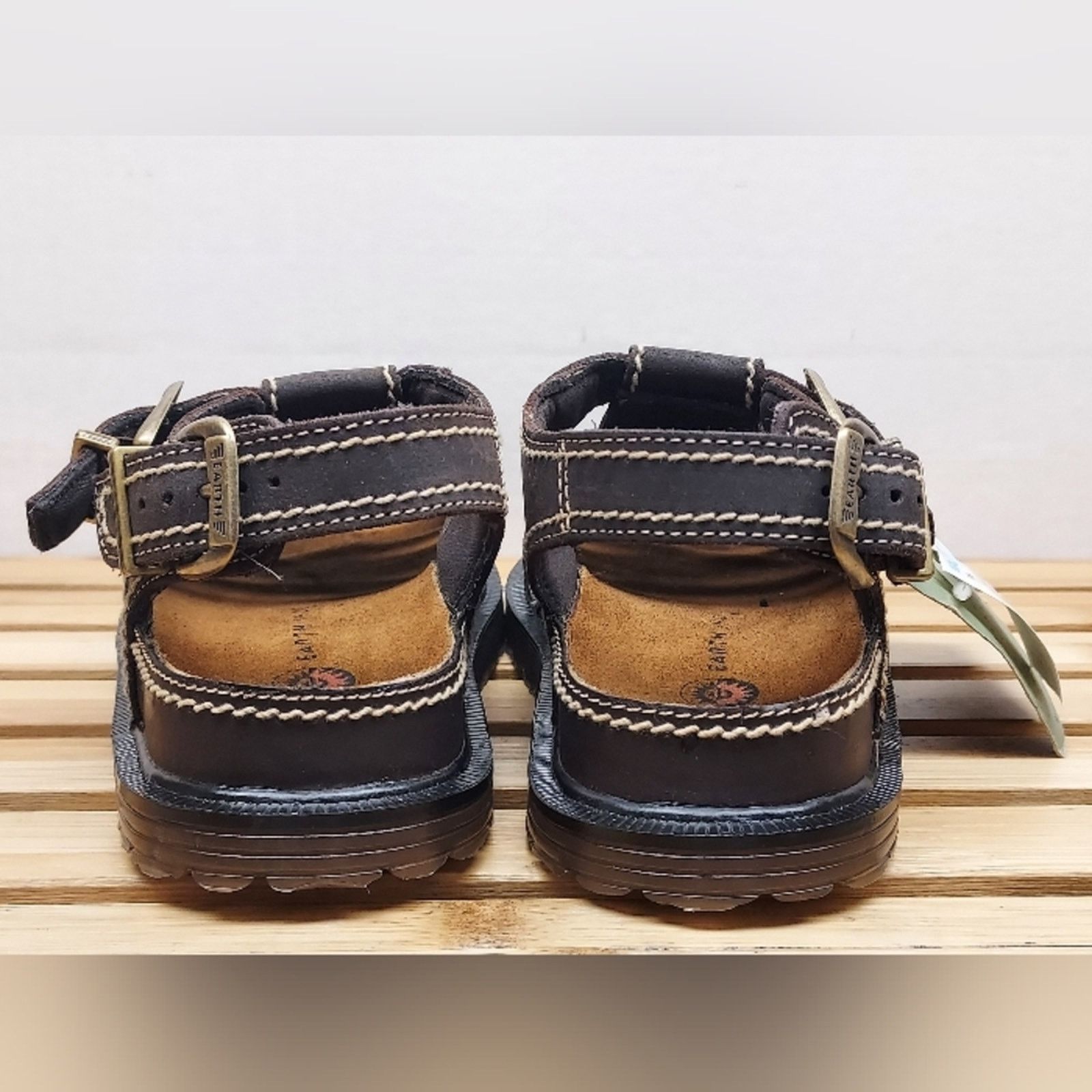 Other Earth Shoes Womens Brown Leather Casual Sandals Size 7 Size US 7 / IT 37 - 9 Thumbnail