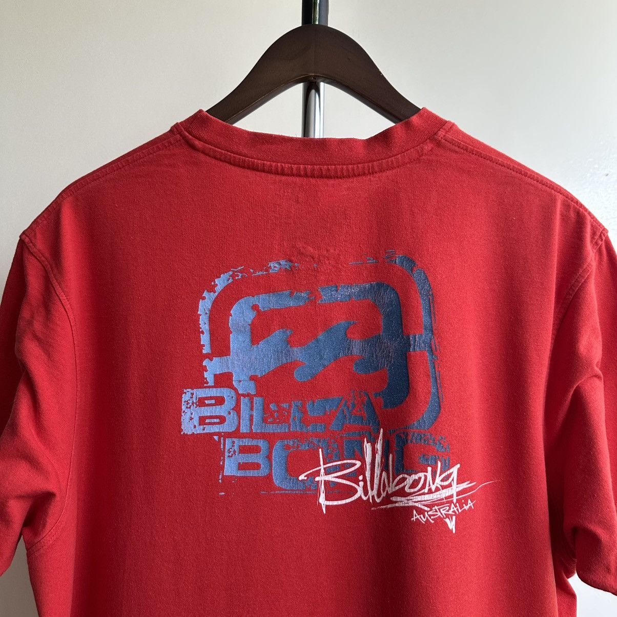 Billabong VINTAGE Y2K BILLABONG BIG LOGO TEE Size US XL / EU 56 / 4 - 2 Thumbnail