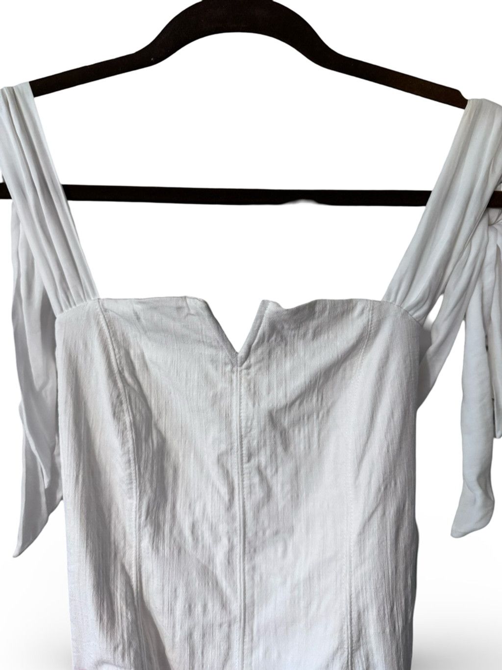 Free People Intimately Free People White Corset Tie-Strap Bodysuit Small Size S / US 4 / IT 40 - 5 Thumbnail