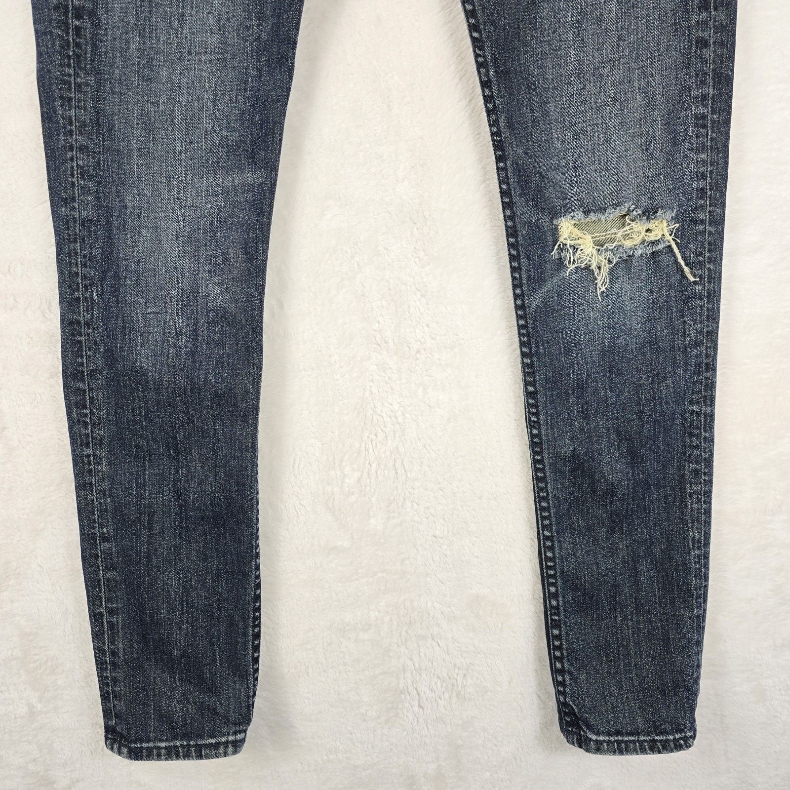 Rag & Bone Rag & Bone Ainsley Distressed FIT 1 Skinny Jeans Fits 28x30 Size 28" / US 6 / IT 42 - 4 Thumbnail