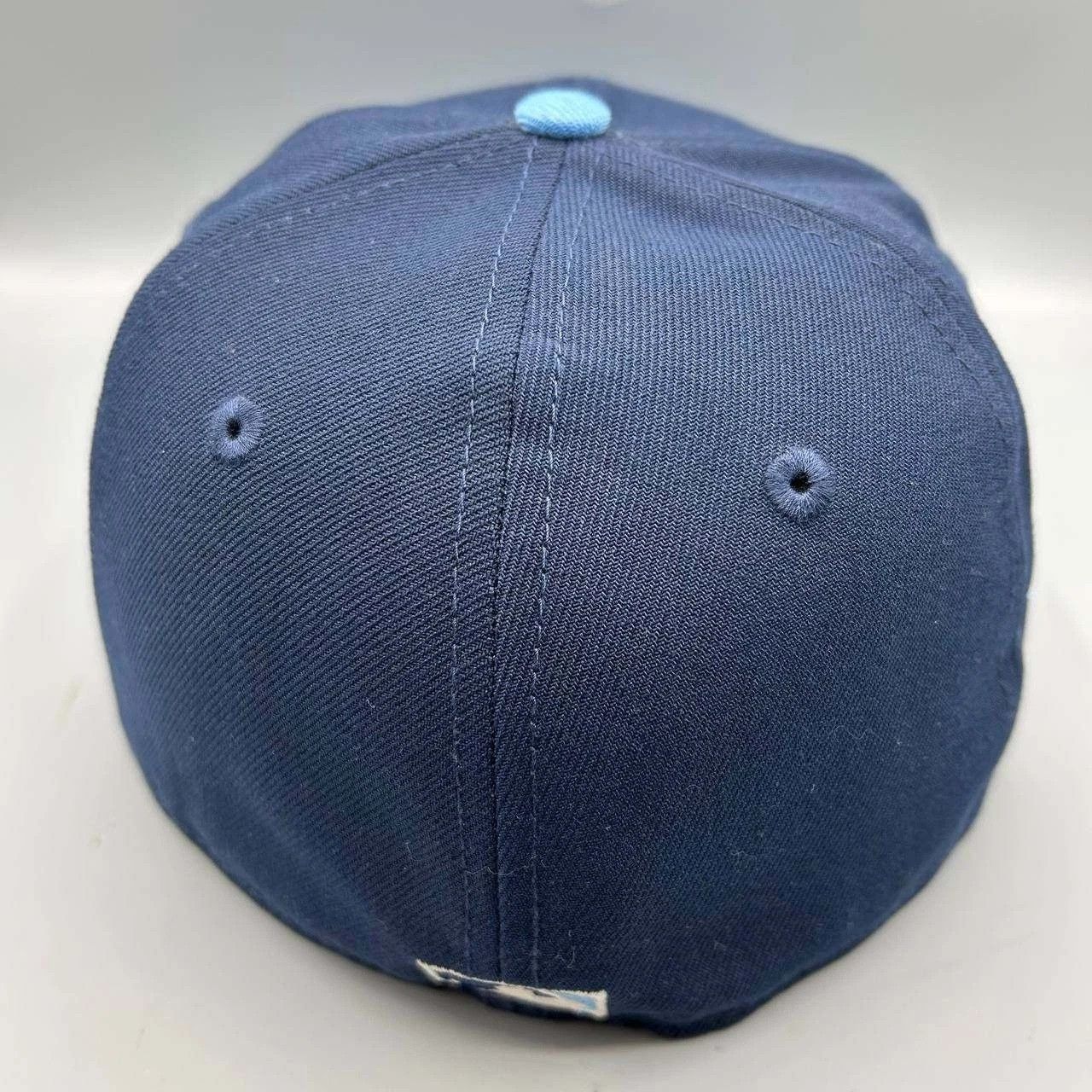 New Era Milwaukee Brewers Hat Men 7 1/4 Blue MLB Fitted Cap Size ONE SIZE - 3 Thumbnail