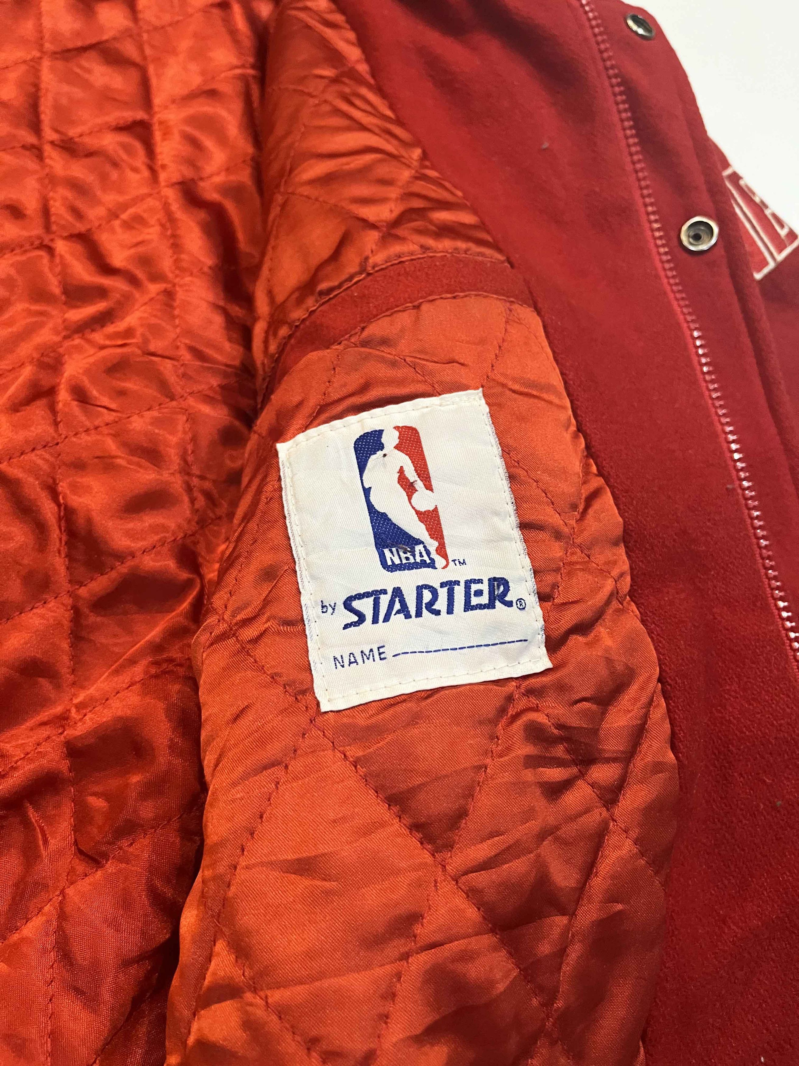 Starter Vintage Starter NBA Atlanta Hawks Varsity Bomber Jacket Size US M / EU 48-50 / 2 - 10 Thumbnail