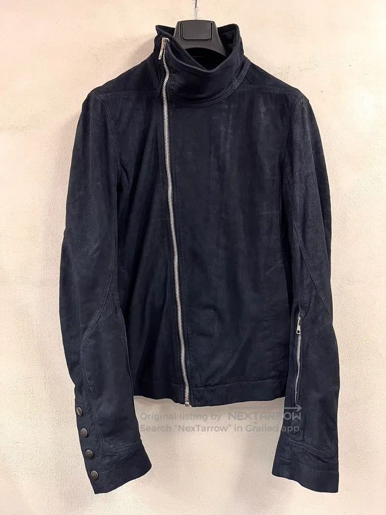 Rick Owens RICK OWENS Diagonal Zipper Leather Jacket Coat Size US M / EU 48-50 / 2 - 1 Thumbnail