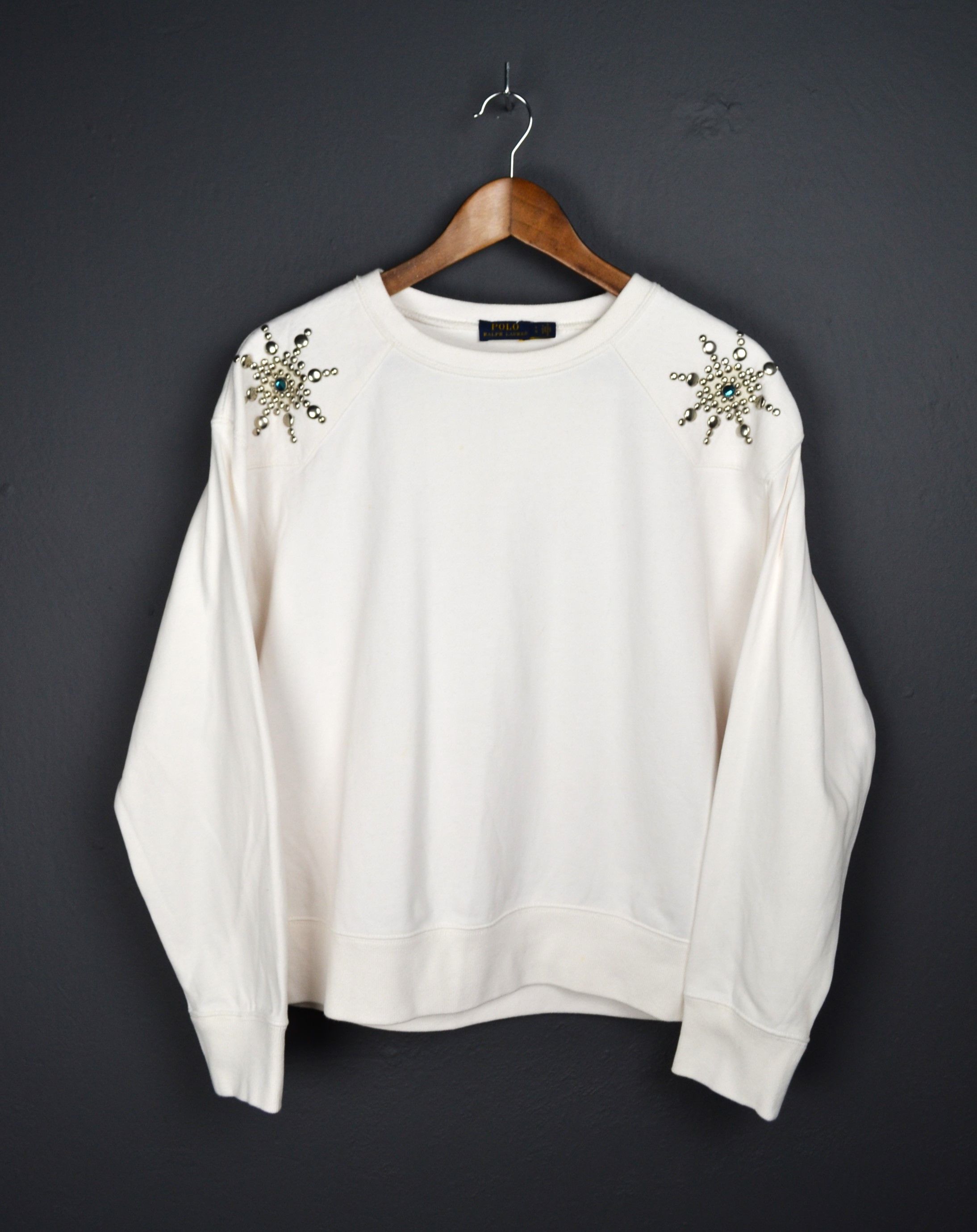 Polo Ralph Lauren Polo Ralph Lauren Studded Western Sweatshirt L Women's Size L / US 10 / IT 46 - 1 Thumbnail