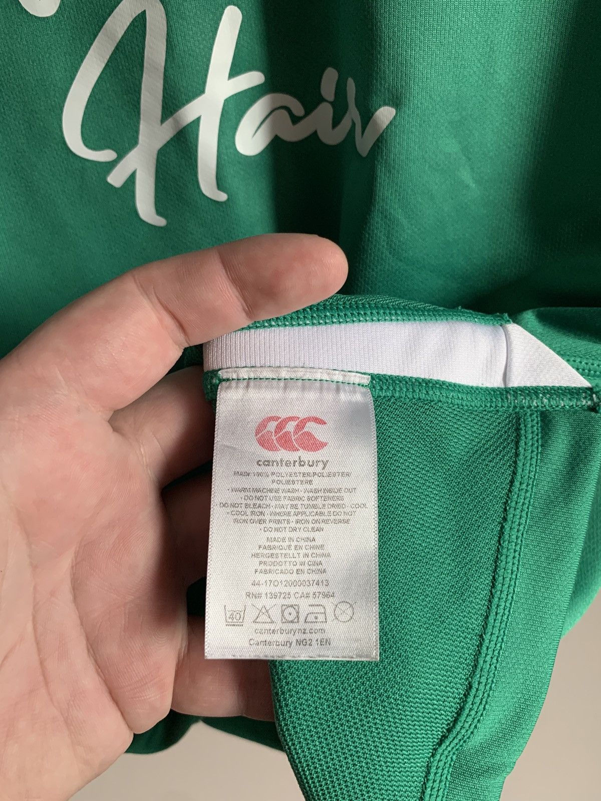 Canterbury of New Zealand Ireland Home Rugby Union Shirt Canterbury Jersey Size XL Size US L / EU 52-54 / 3 - 7 Thumbnail