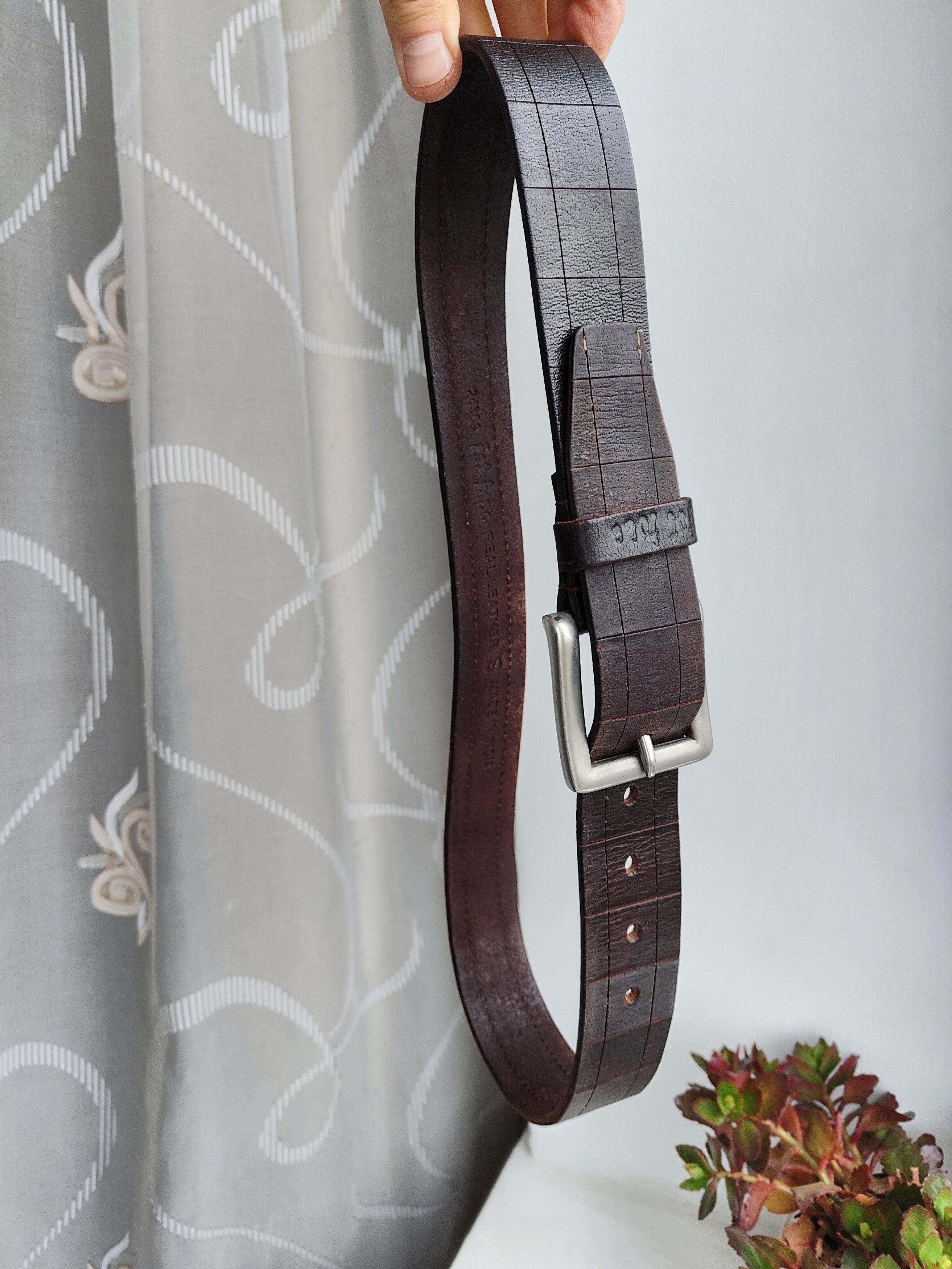 FatFace Vintage Leather Belt Fatface men's belt fat face ff Size ONE SIZE - 7 Thumbnail