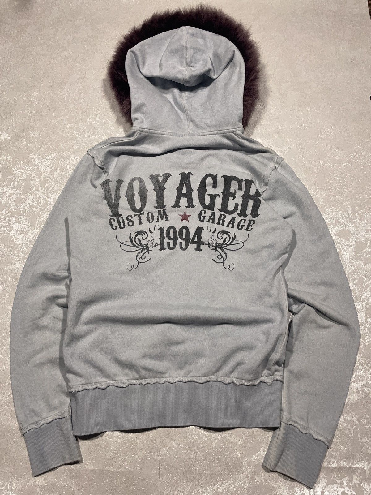 Y2K Affliction LGB IfSixWasNine Style Fur Faux Zip Hoodie