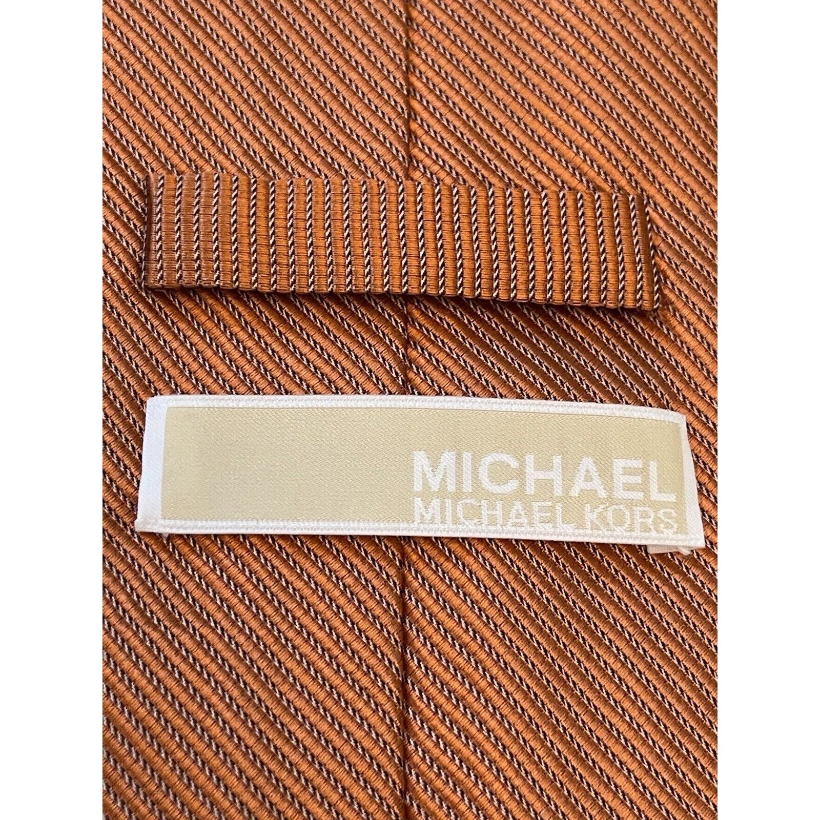 Michael Kors Michael Michael Kors Orange 100% Silk Made In China Size ONE SIZE - 8 Thumbnail