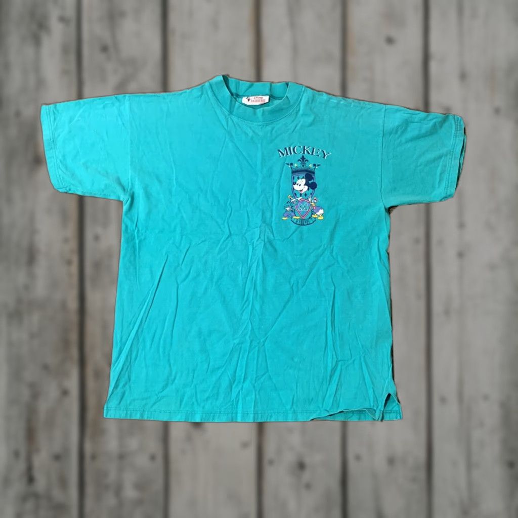 Disney VINTAGE Disney Mickey & Friends Blue T Shirt Mens L/XL 90s Size US L / EU 52-54 / 3 - 1 Thumbnail