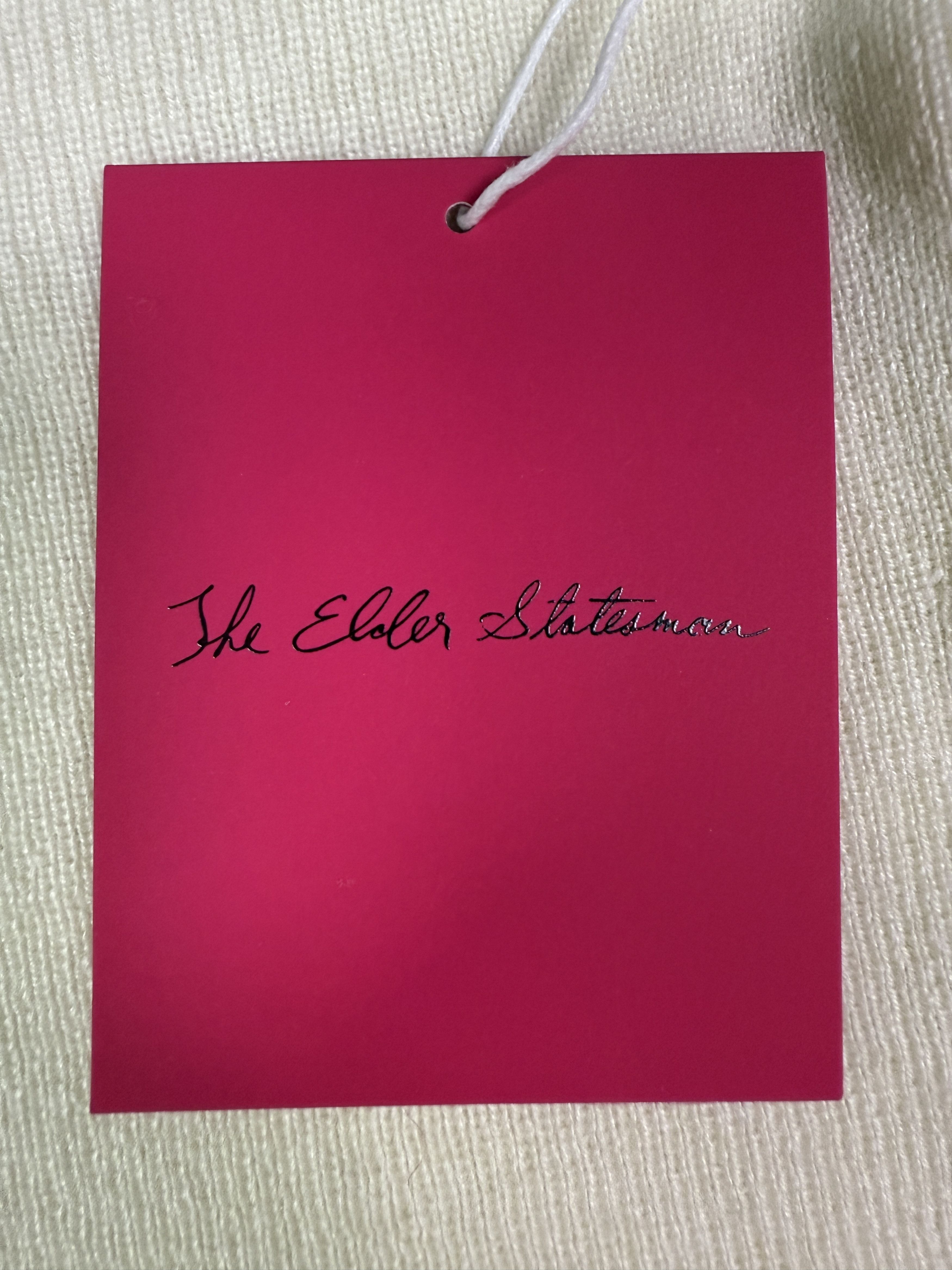 The Elder Statesman $495 The Elder Statesman Delicash White Fitted Tee Size M / US 6-8 / IT 42-44 - 10 Thumbnail
