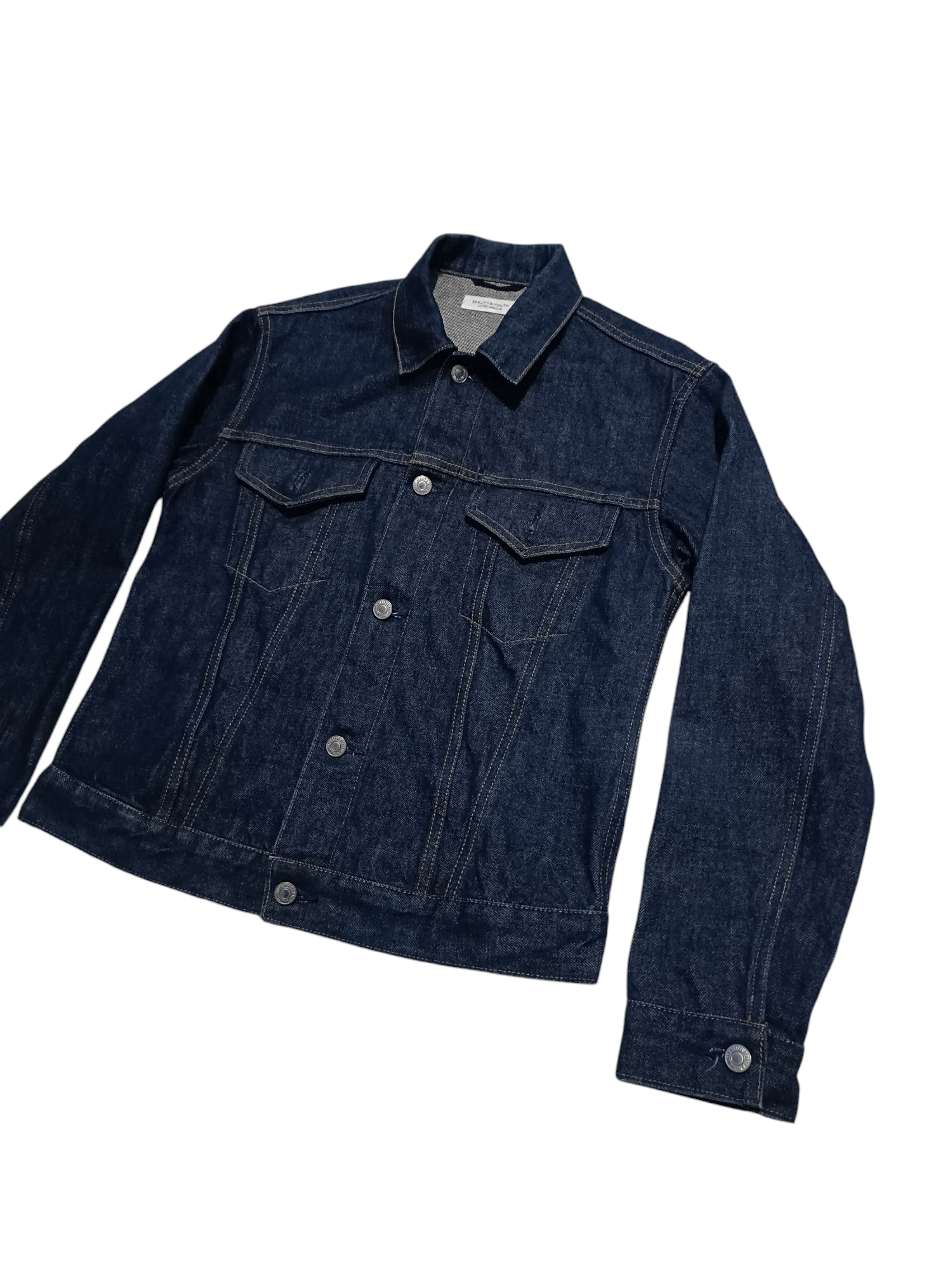 BEAUTY&YOUTH × Indigo × Japanese Brand Japanese Brand Jeans Jacket Selvedge Raw Denim Size US M / EU 48-50 / 2 - 3 Thumbnail