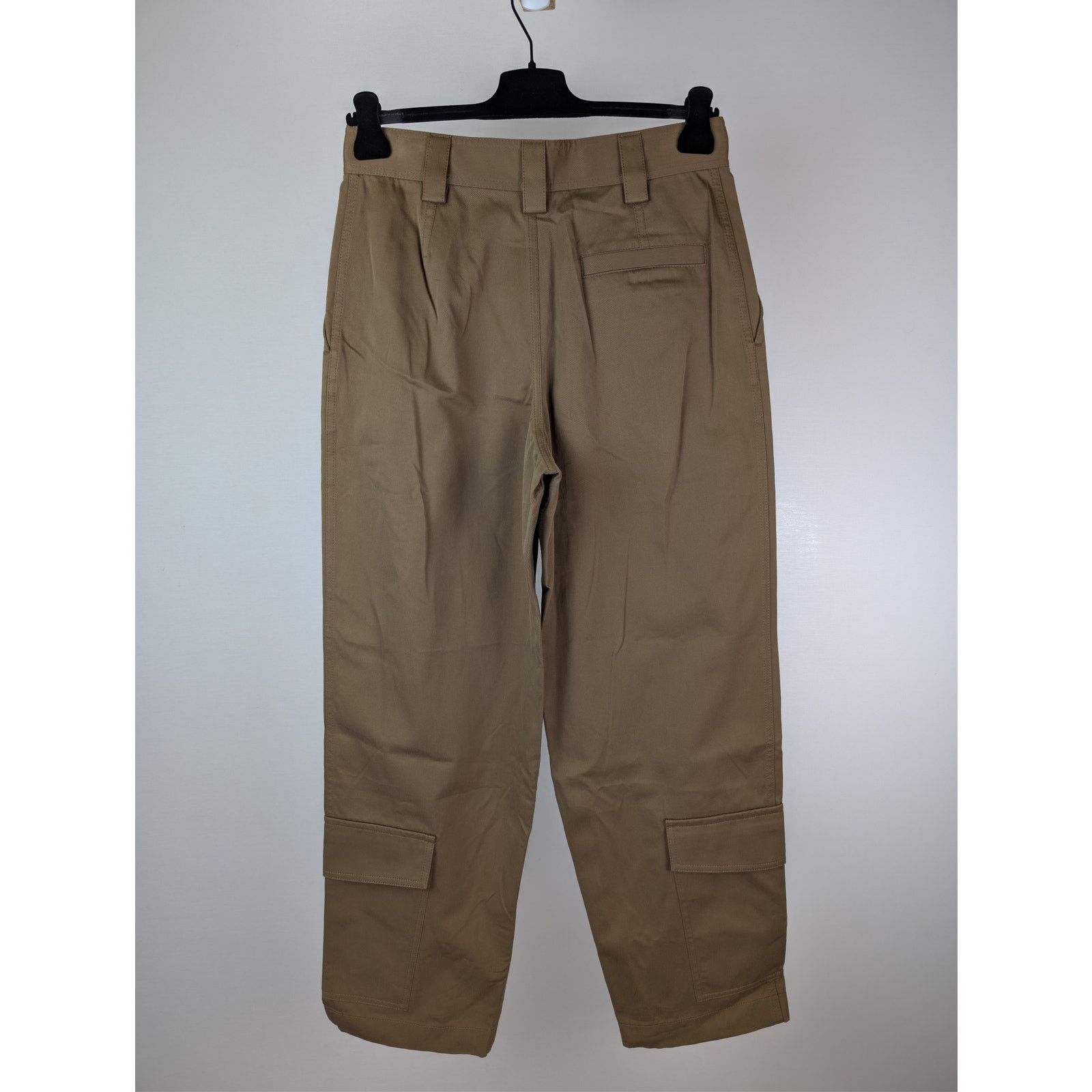Bottega Veneta o1rshd1 Cotton Gabardine Cargo Trousers Pants Sand / Beige Size US 30 / EU 46 - 11 Thumbnail