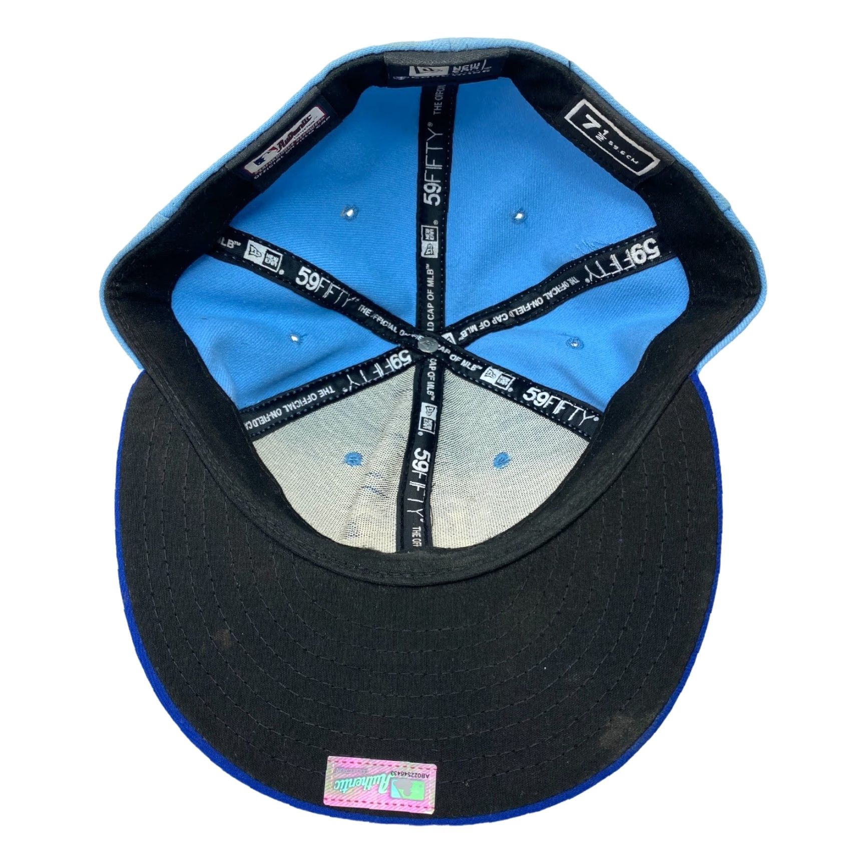 New Era New Era Kansas City Royals ATERNATE Powder Blue 59FIFTY 7 1/2 FITTED Hat USA Mens Size ONE SIZE - 5 Thumbnail