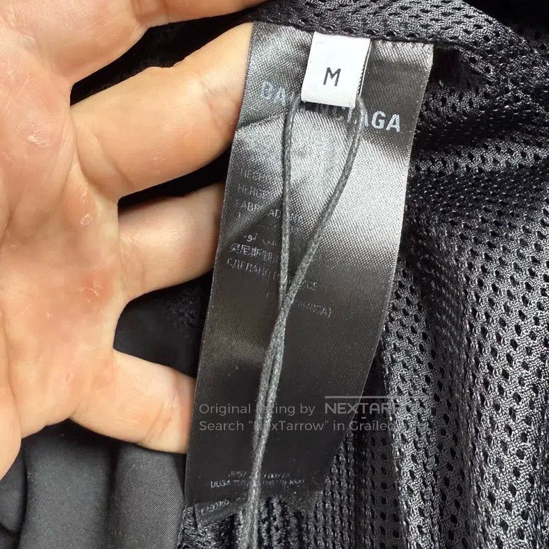 Balenciaga Balenciaga Black and green logo patched windbreaker Size US M / EU 48-50 / 2 - 5 Thumbnail