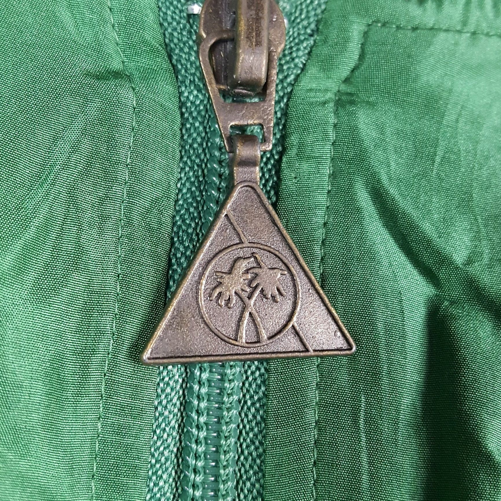 Etro VINTAGE Casual Isle 100% Silk Windbreaker Jacket Women's Size L Green Retro Zip Up 80s 90s Size L / US 10 / IT 46 - 3 Thumbnail