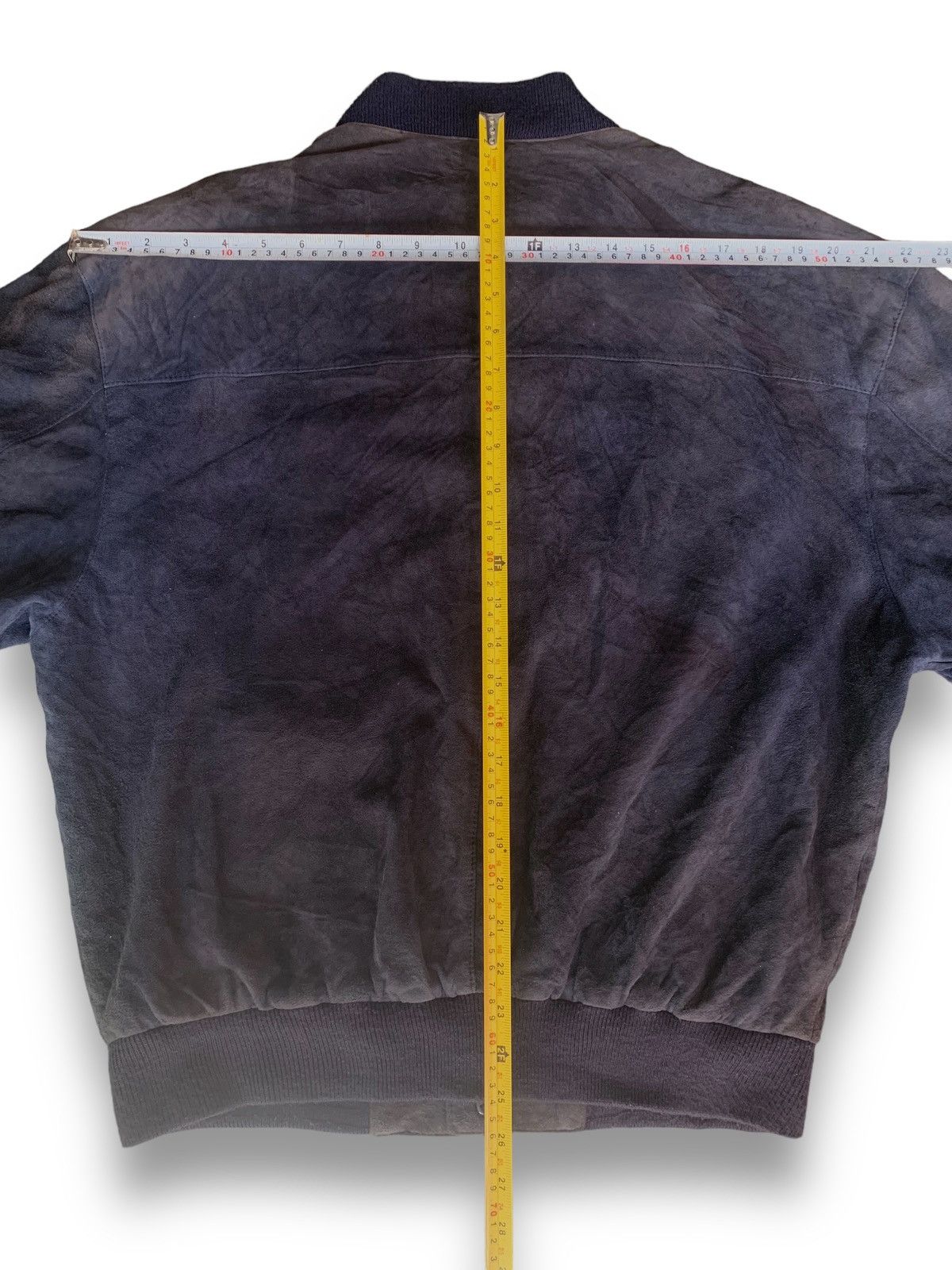 Carlo Palazzi Vintage Carlo Palazzi Faded Suede Sheepskin Bomber Jacket Size US L / EU 52-54 / 3 - 16 Thumbnail