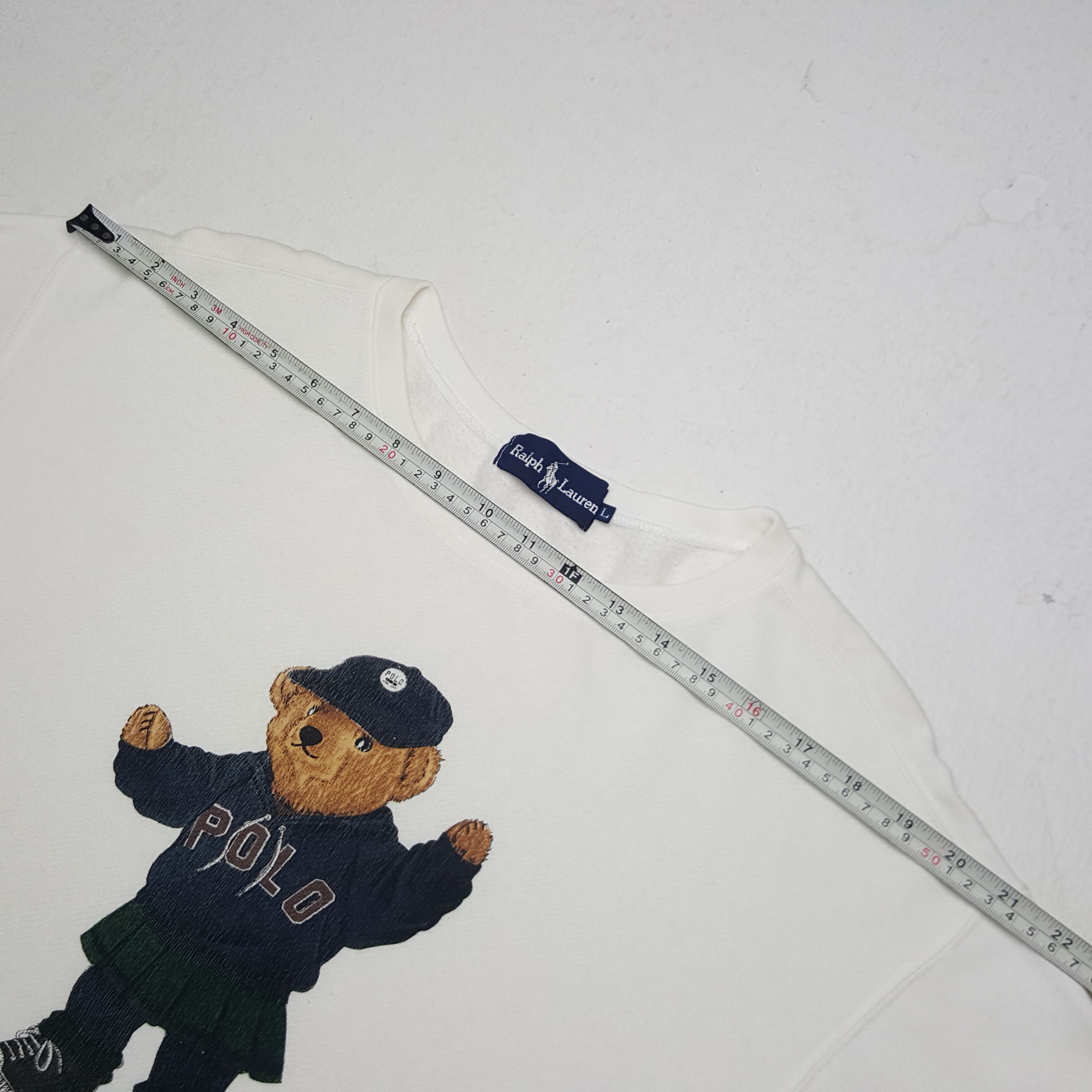 Ralph Lauren × Vintage Vintage Polo Bear by Ralph Lauren American Brand Sweatshirt Size US L / EU 52-54 / 3 - 5 Thumbnail