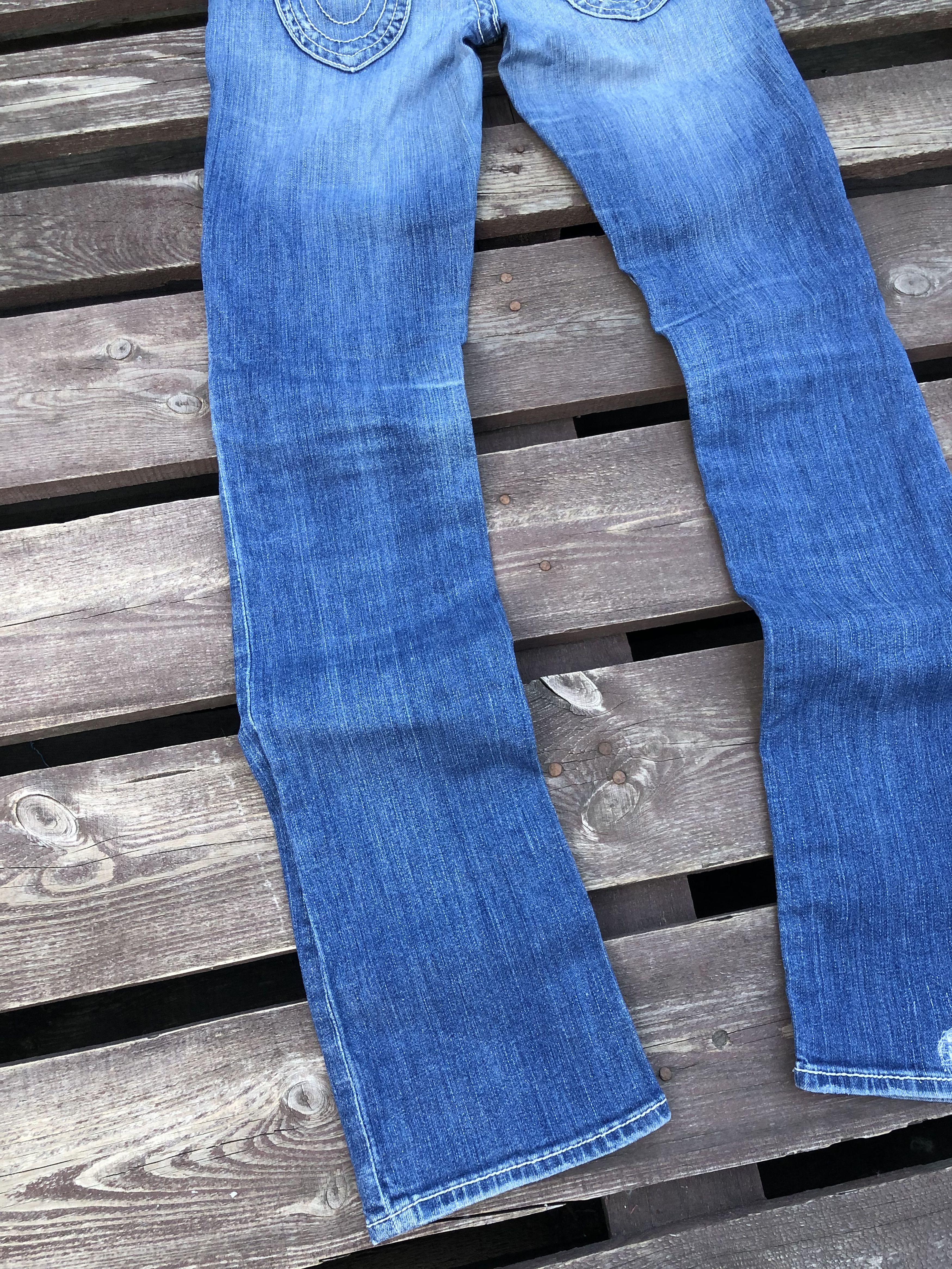 True Religion Vintage Y2K True Religion Straight Denim Jeans Size 28 Size 28" / US 6 / IT 42 - 17 Thumbnail