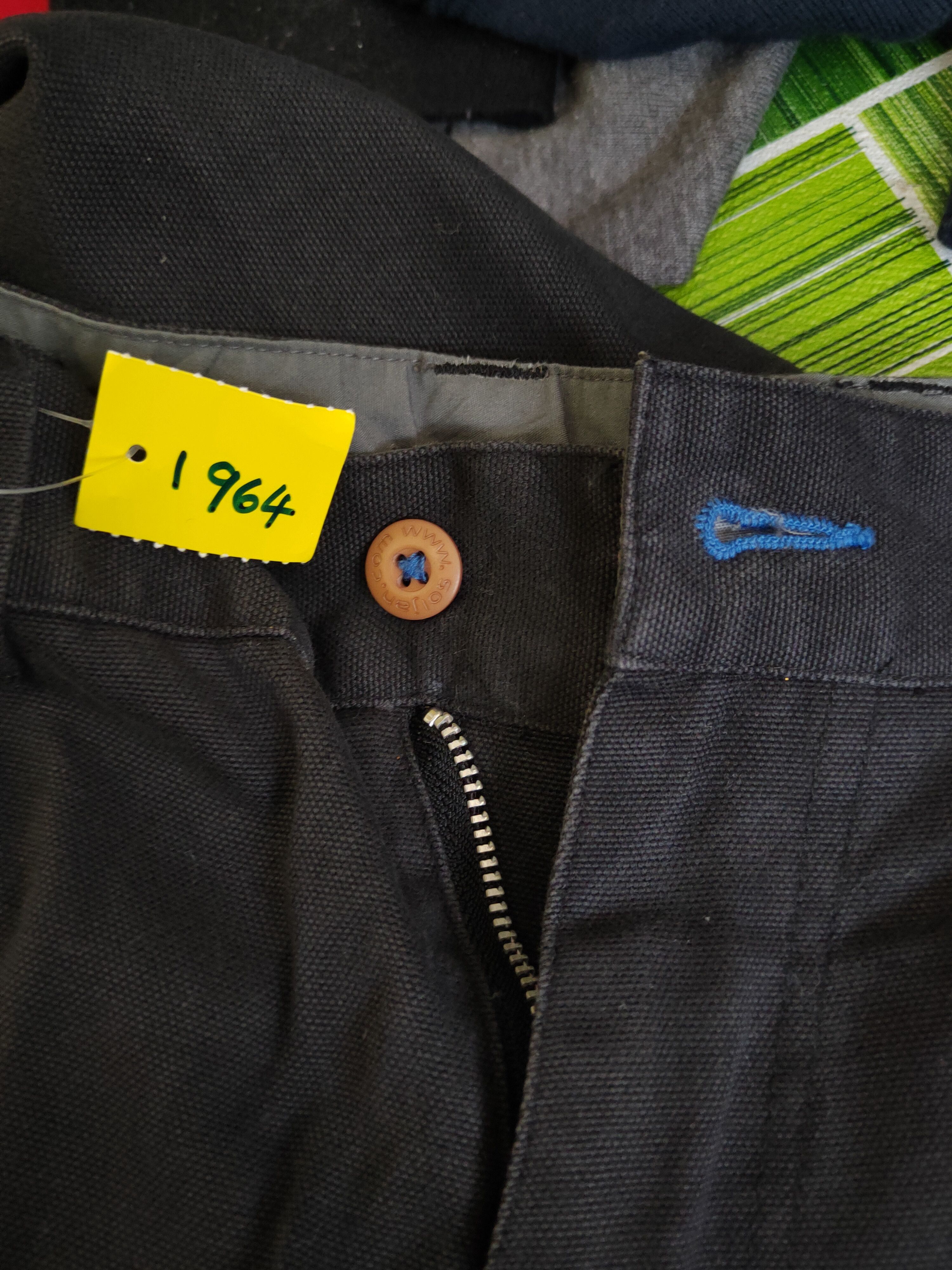 Japanese Brand DL Soljah Black Multipocket Tactical Cargo Pants #1964 Size US 32 / EU 48 - 18 Thumbnail