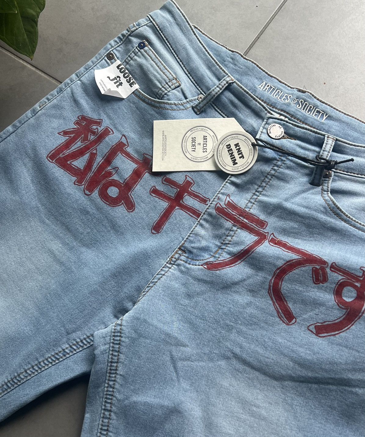 Anime × Vintage BRAND NEW DEATH NOTE Jeans (handmade) Size US 32 / EU 48 - 3 Thumbnail