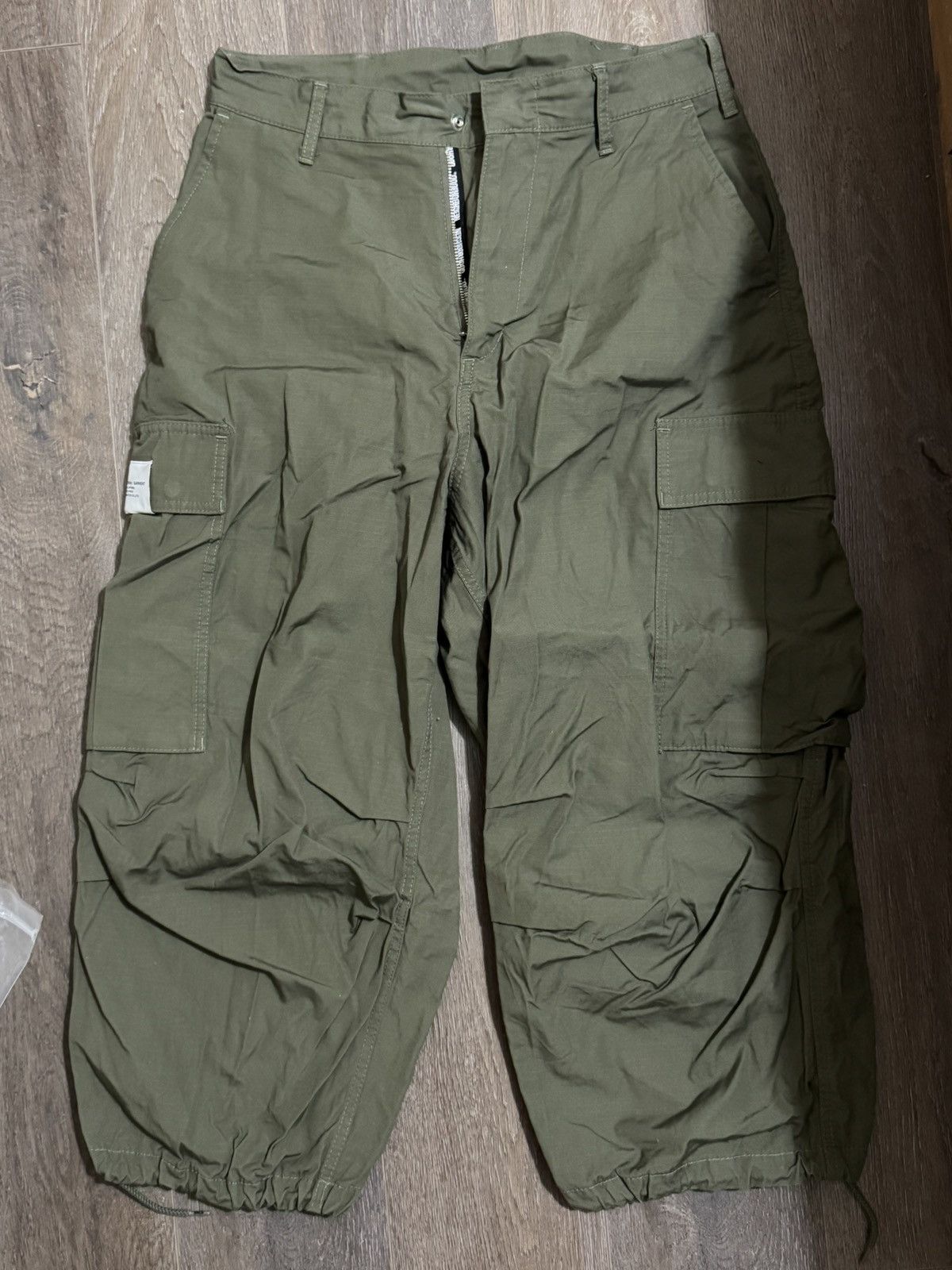 Neighborhood Wide Cargo Pants - Olive Drab