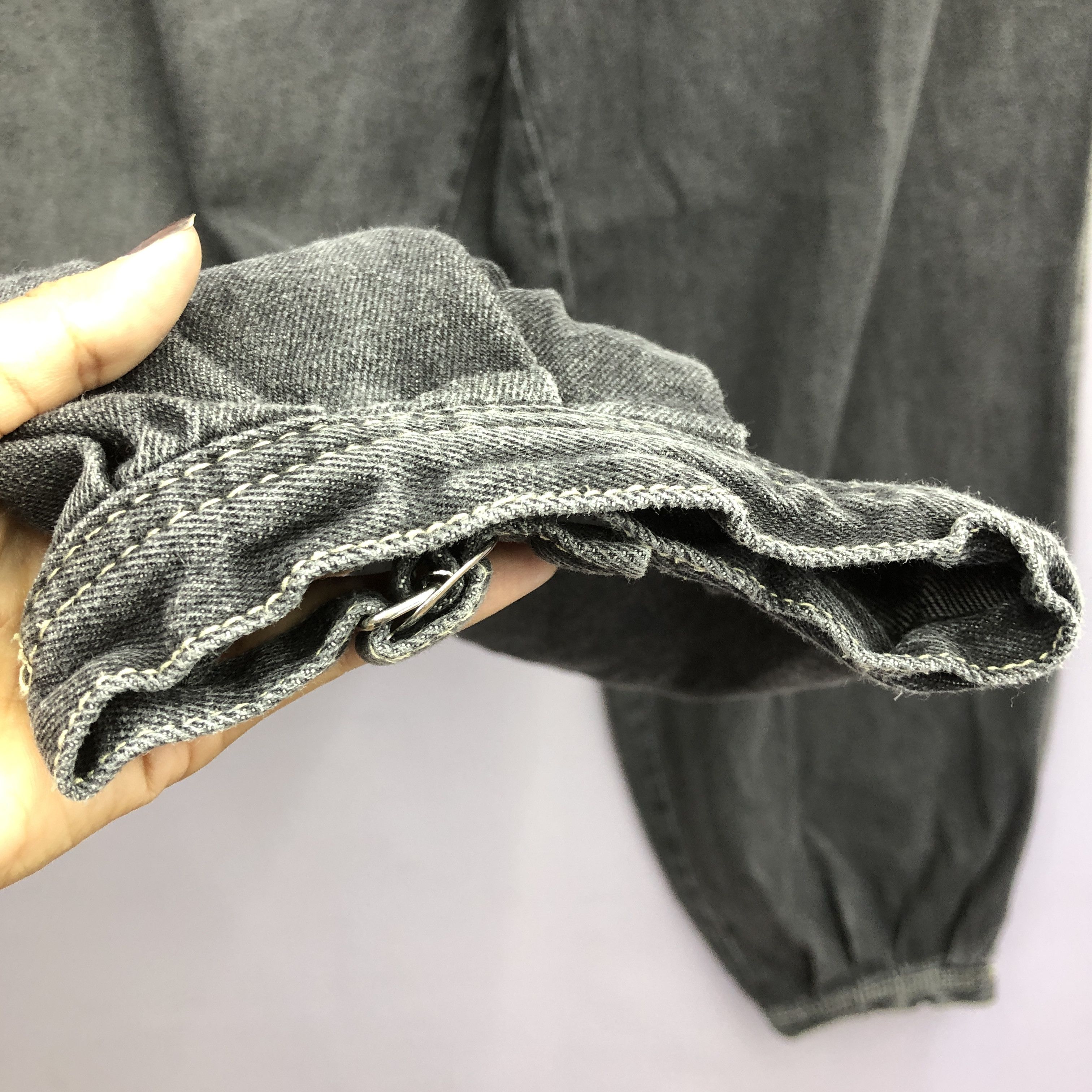 JNCO Crazy Vintage Baggy Japanese Jeans Jogger Skater Faded Denim Size US 32 / EU 48 - 8 Thumbnail