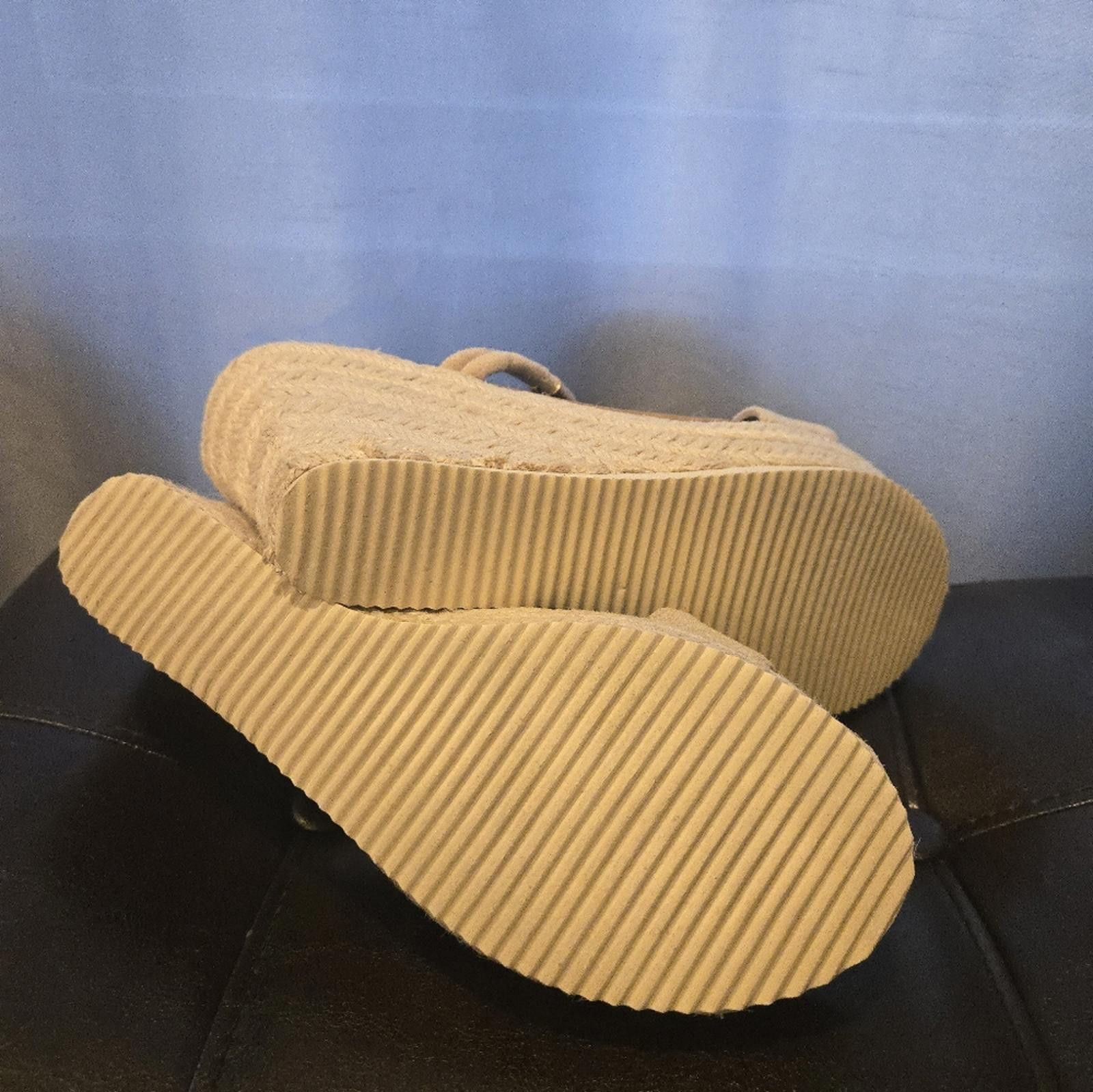 Shein Tan Wedges Size US 8 / IT 38 - 5 Thumbnail