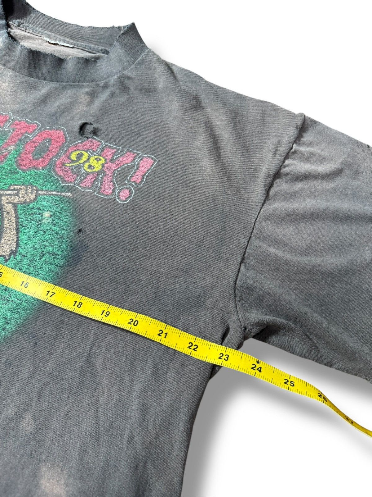 Band Tees *RARE* 1998 90s VINTAGE BAND TEE ROCKSTOCK FESTIVAL ROCK Size US XL / EU 56 / 4 - 4 Thumbnail