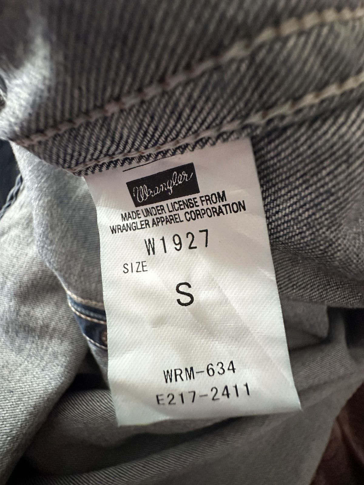 Vintage Inspired 50s Wrangler Blue Bell Denim Western Shirt