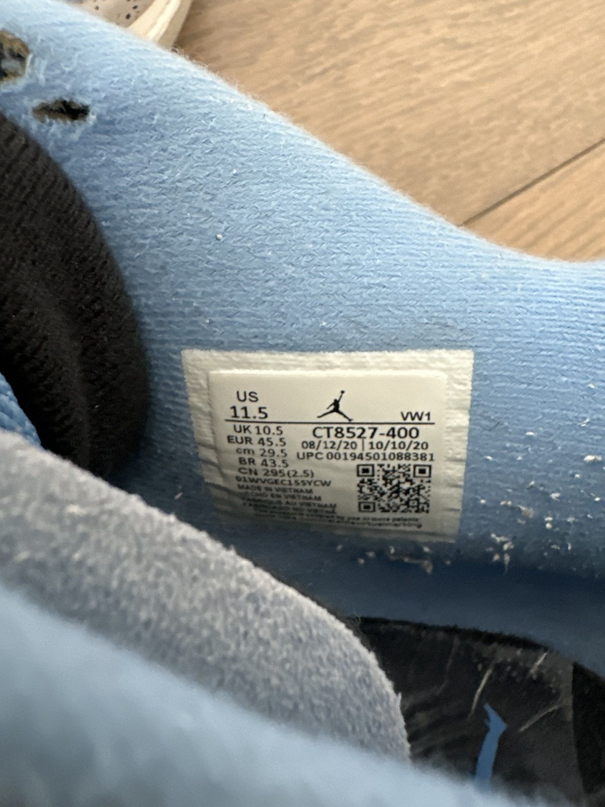 Jordan Brand Jordan 4 University blue Size US 11.5 / EU 44-45 - 6 Thumbnail