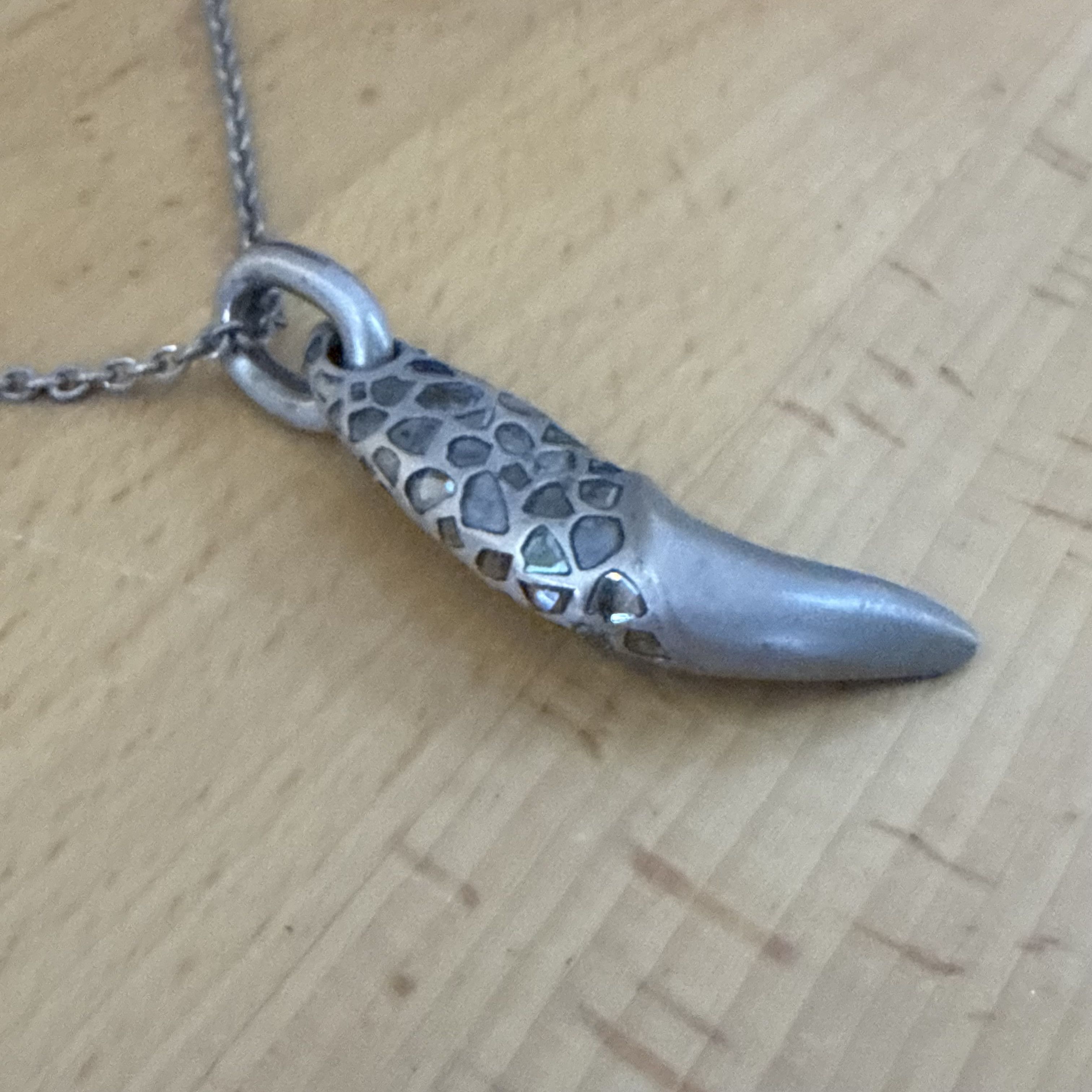 Parts Of Four Bear tooth necklace mega pave Size ONE SIZE - 5 Thumbnail