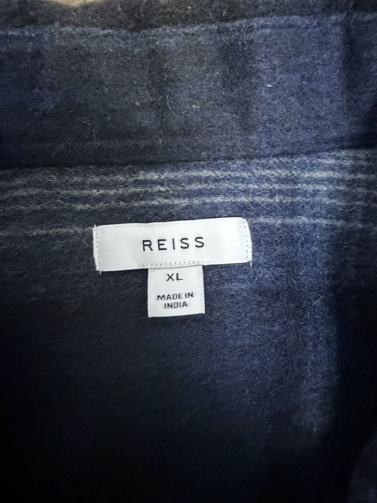 Reiss Reiss Flannel Overshirt Size US XL / EU 56 / 4 - 3 Thumbnail