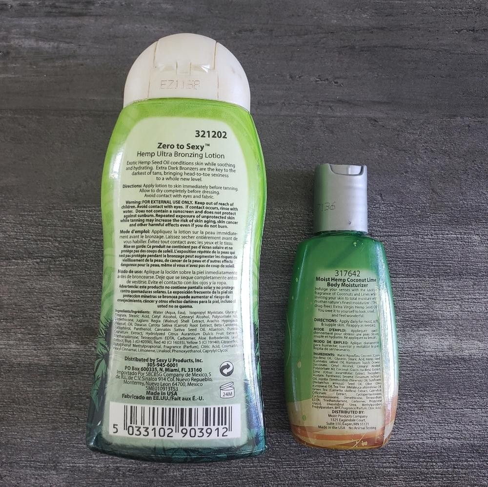 Designer ZERO TO SEXY | Hemp Ultra Bronzing Lotion Moisturizer Bundle Size ONE SIZE - 2 Thumbnail