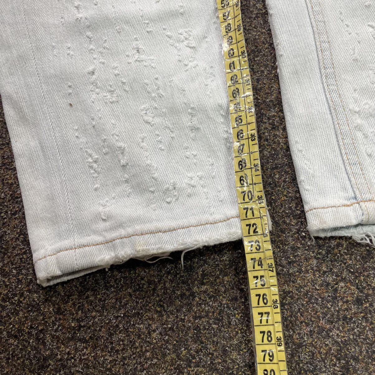 Vintage Vintage Y2K Baggy Distressed Jeans Thrashed Skate Aesthetic Size 34" / US 12 / IT 48 - 8 Thumbnail