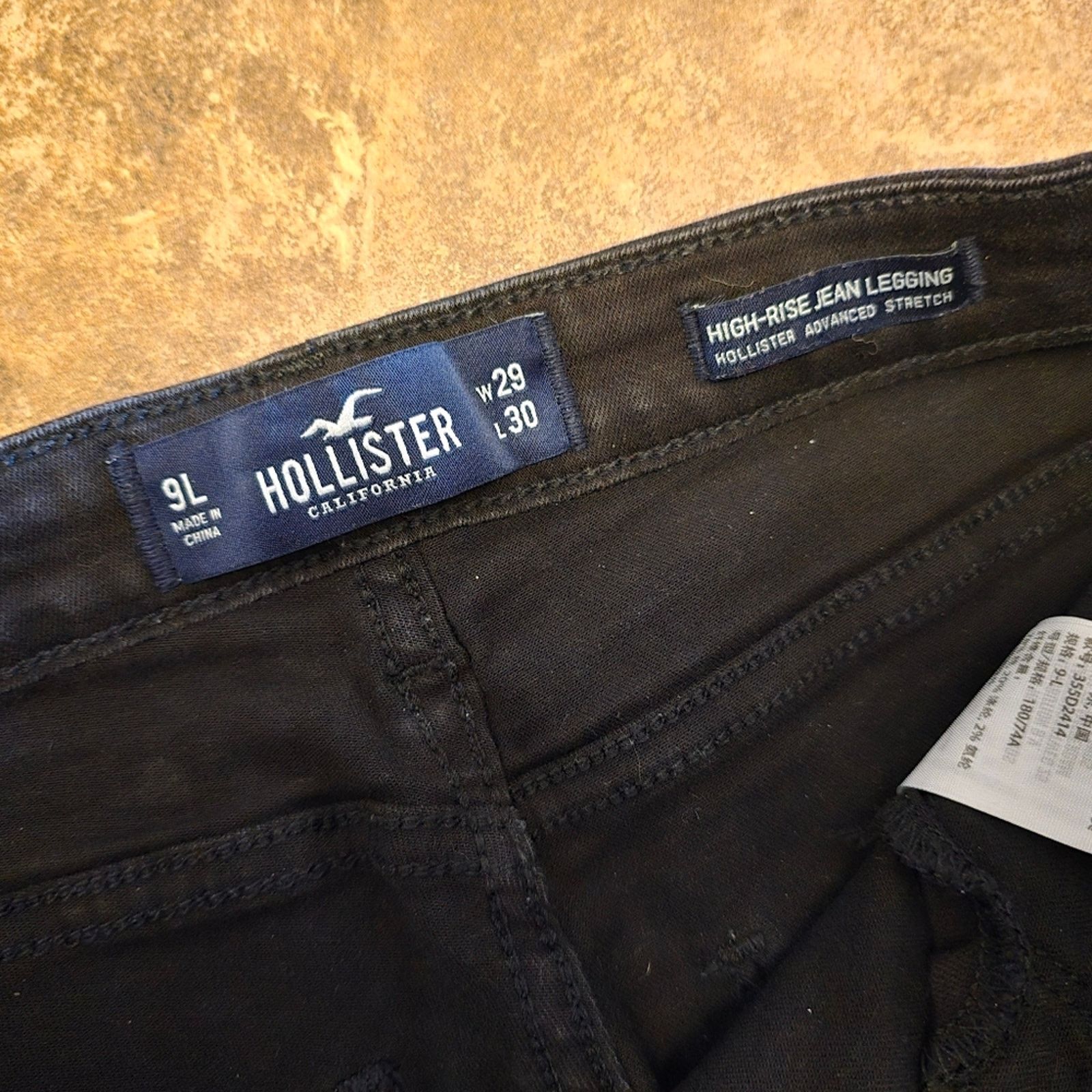 Hollister Black Classic | HOLLISTER | High Rise Jean Size 29" - 3 Thumbnail