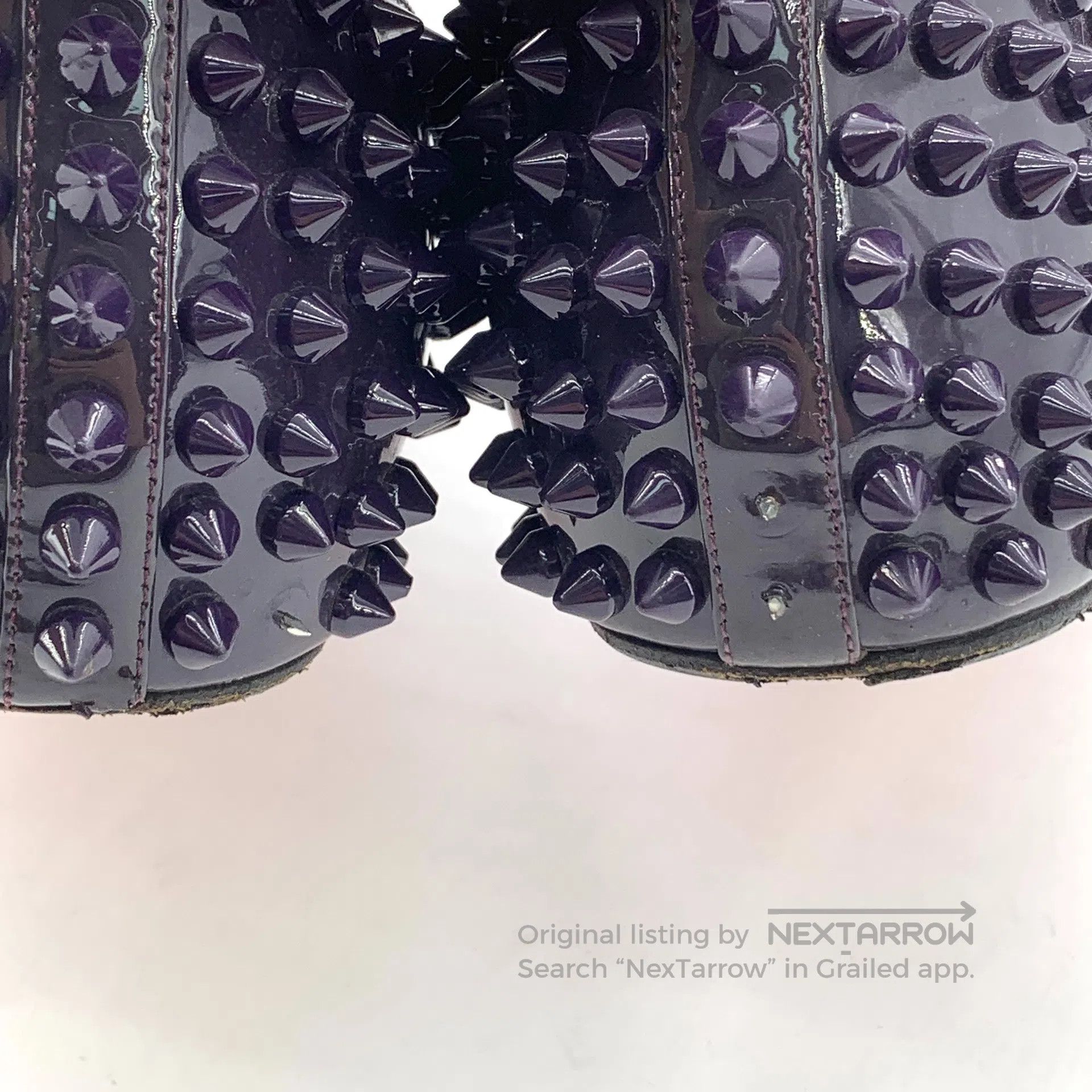 Christian Louboutin Christian Louboutin Deep Purple Full Stud Design Casual Fl Size US 6.5 / IT 36.5 - 8 Thumbnail