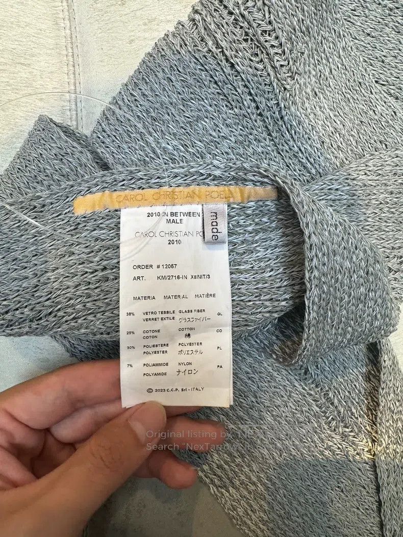 Carol Christian Poell Carol Christian Poell Reflective scarf Size ONE SIZE - 4 Thumbnail