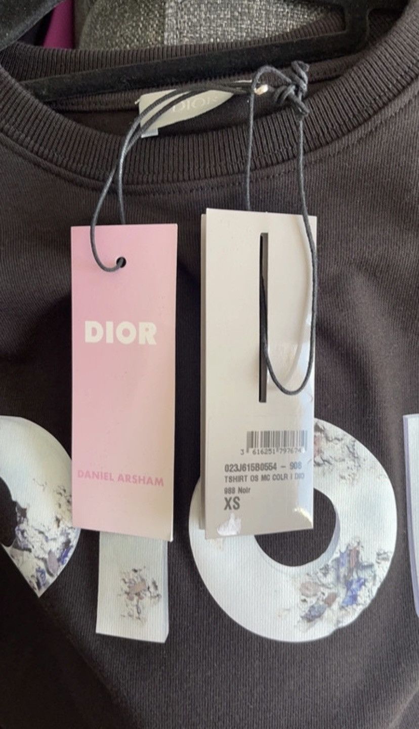 image of Tshirt Dior X Daniel Arsham in Black, Men's (Size XS)