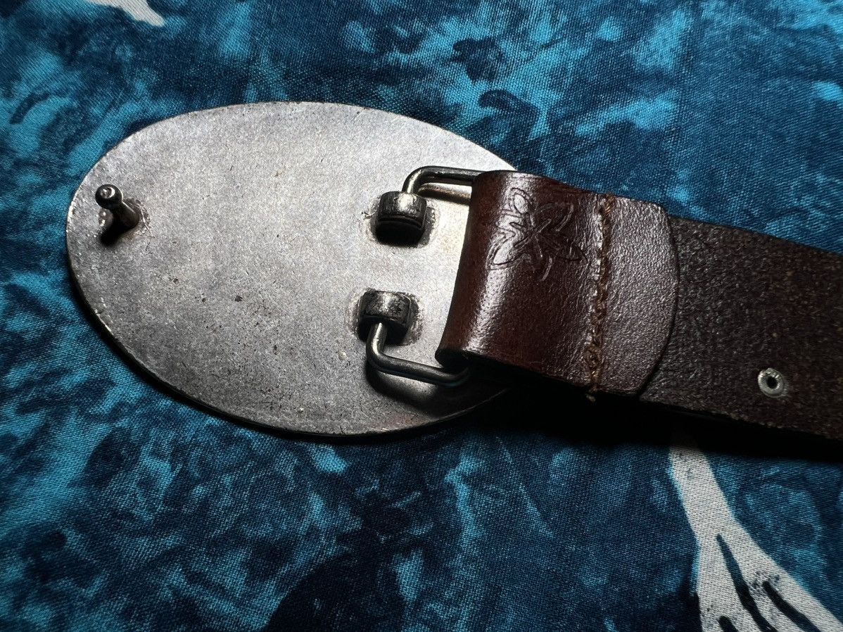 Leather Vintage rodeo Leather Belt Saddler Cowboy Size 30 - 8 Thumbnail