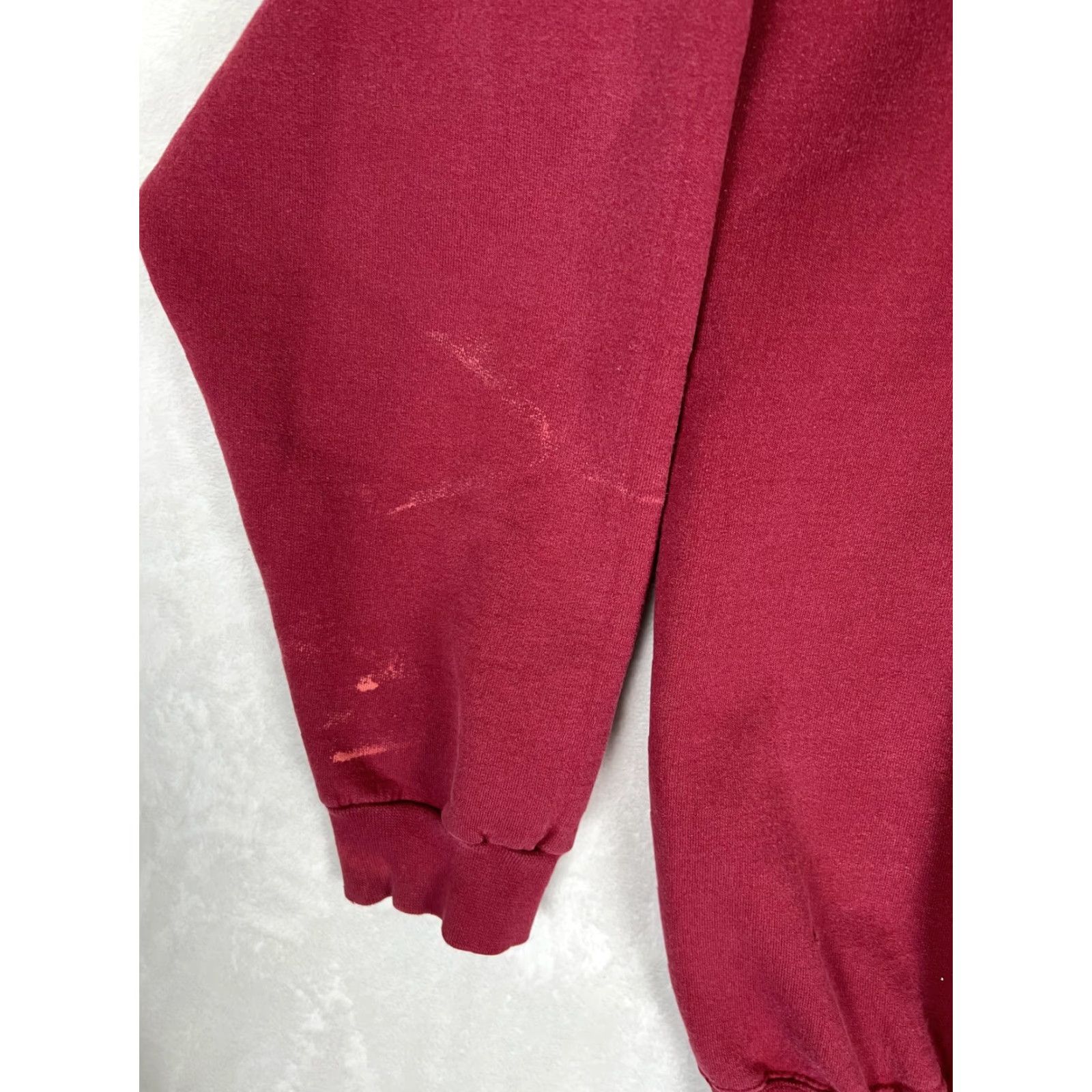 Vintage VINTAGE Curves for Women Sweatshirt Crewneck L Maroon Women's Pullover Sweatshirt Embroidered Logo Fitness 90s Men? Girls? Wait. Size L / US 10 / IT 46 - 3 Thumbnail