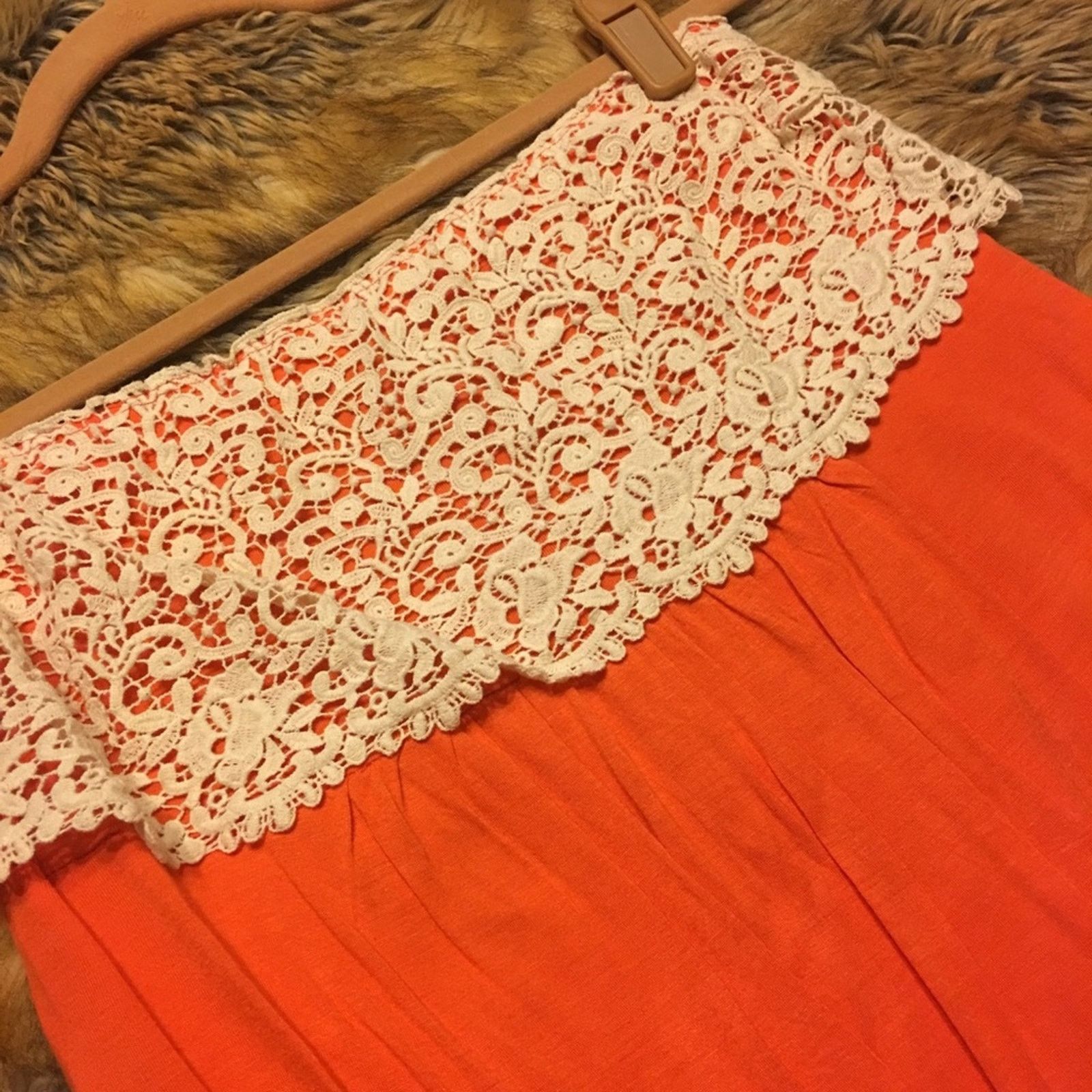 Other Trac coral and lace tube top bubble dress XL Size XL / US 12-14 / IT 48-50 - 7 Thumbnail