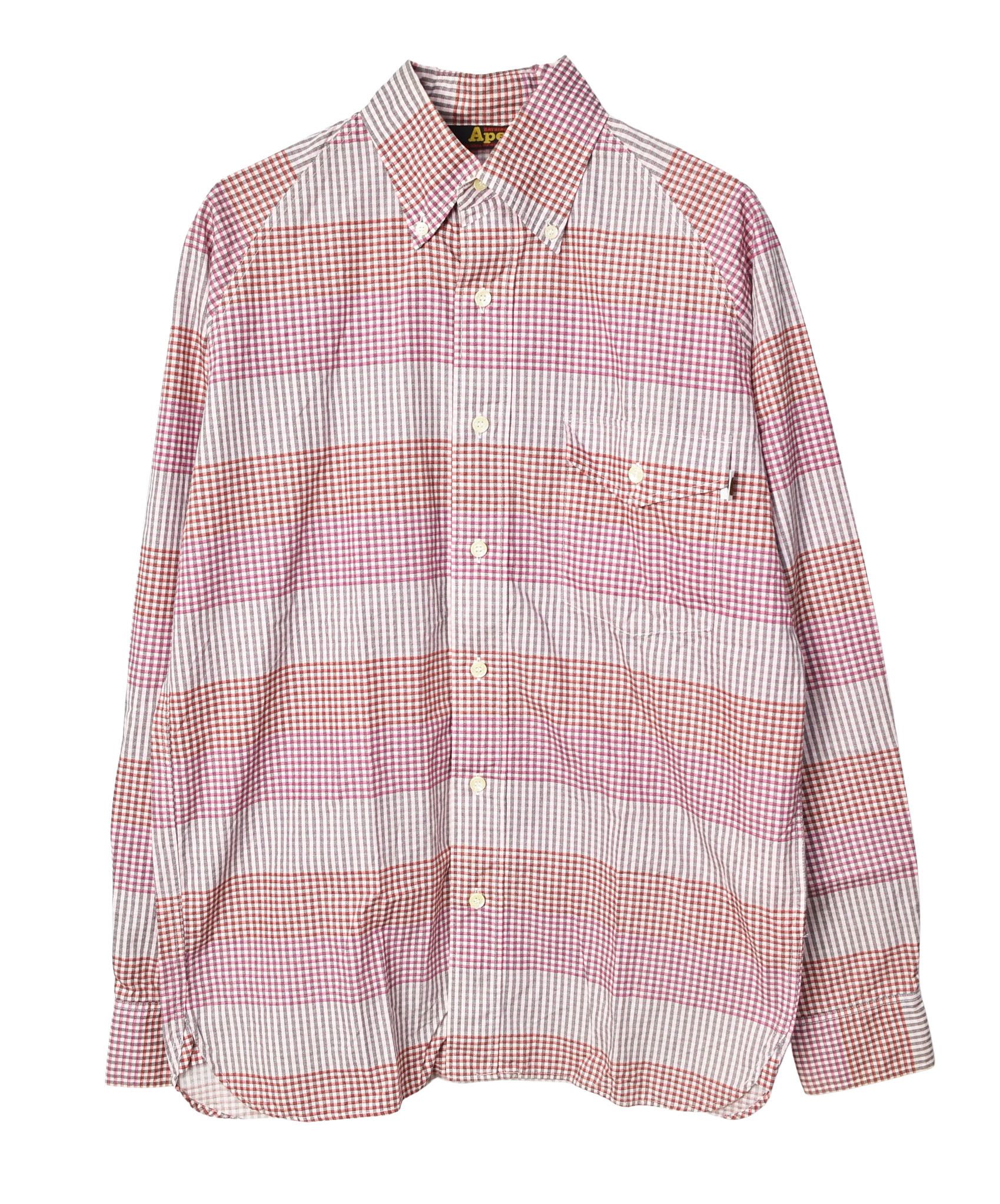 Bape color check shirt 27412 - 752 60 Size US S / EU 44-46 / 1 - 1 Thumbnail