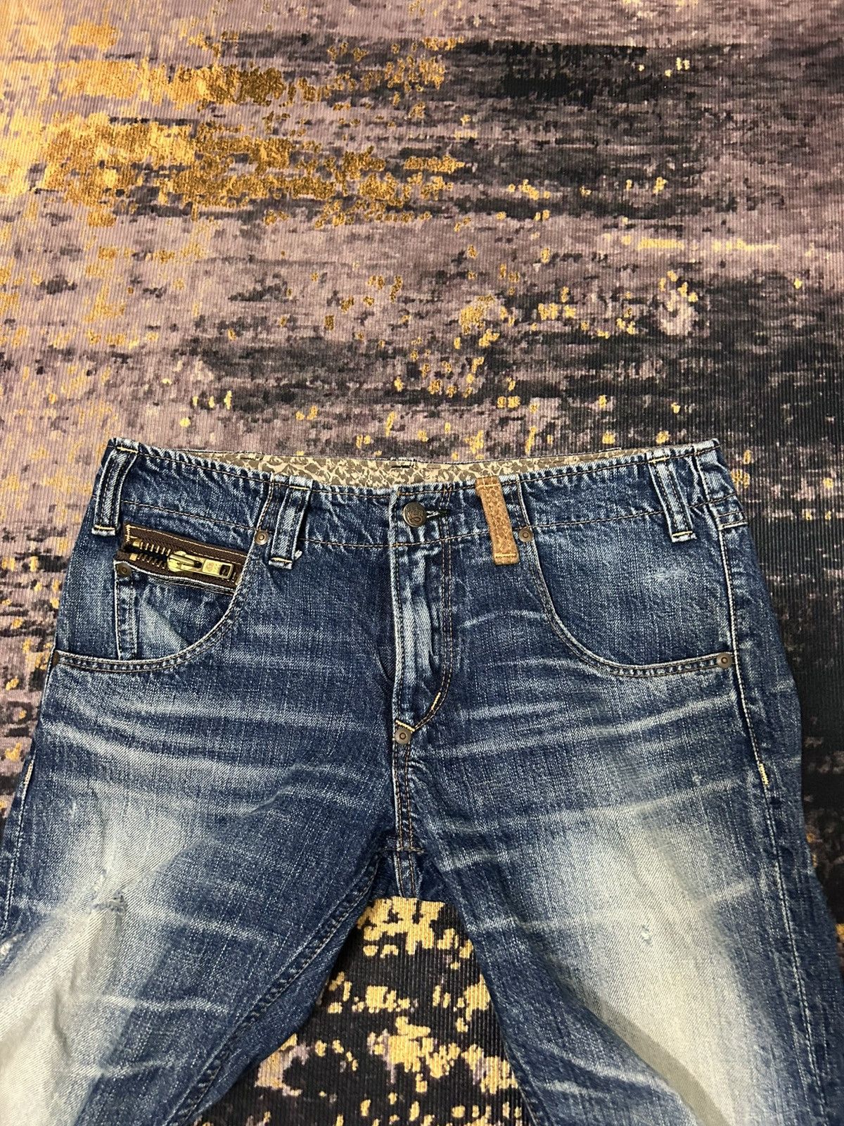Tornado Mart RNA Inc Japan Distressed Snake Pocket Back Size US 31 - 15 Thumbnail