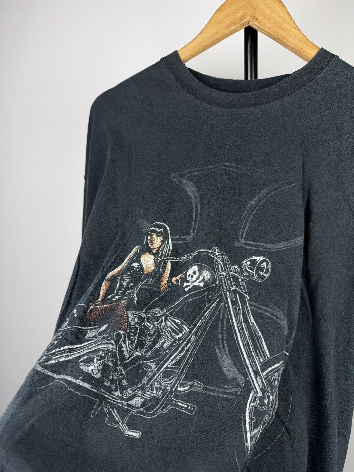 West Coast Choppers RARE 🔥90s West Coast Choppers Jerzees Biker Sexy Girl Size US XXL / EU 58 / 5 - 4 Thumbnail
