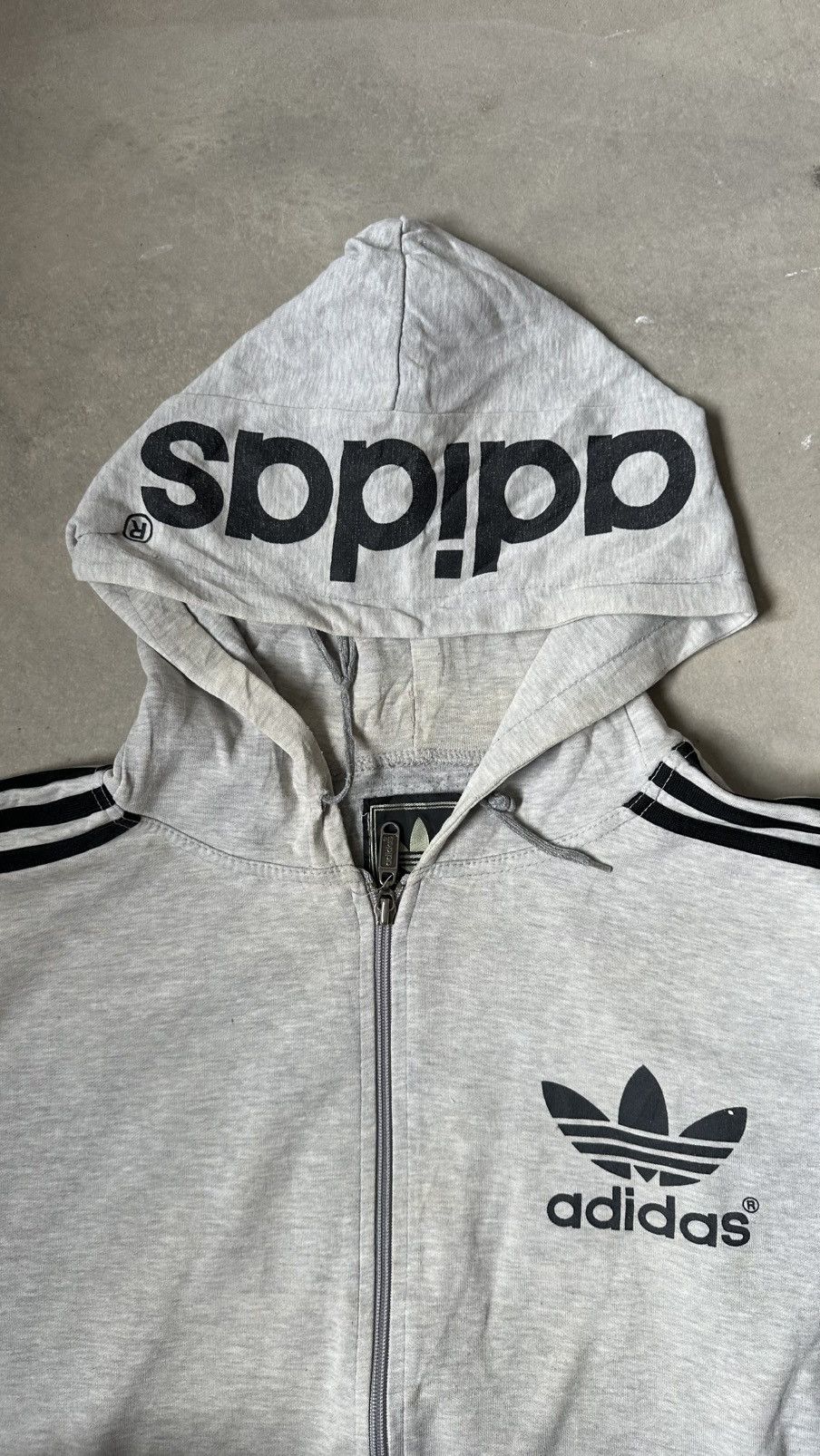 Adidas VINTAGE ADIDAS ORIGINALS HOODIE DISTRESSED Size US XL / EU 56 / 4 - 9 Thumbnail