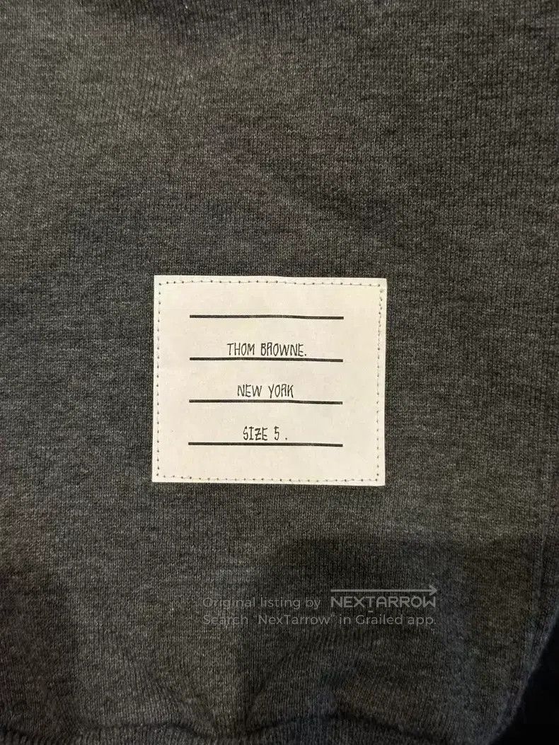 Thom Browne Thom Browne size 5 Dark gray knit sweatpants Size US 28 / EU 44 - 4 Thumbnail