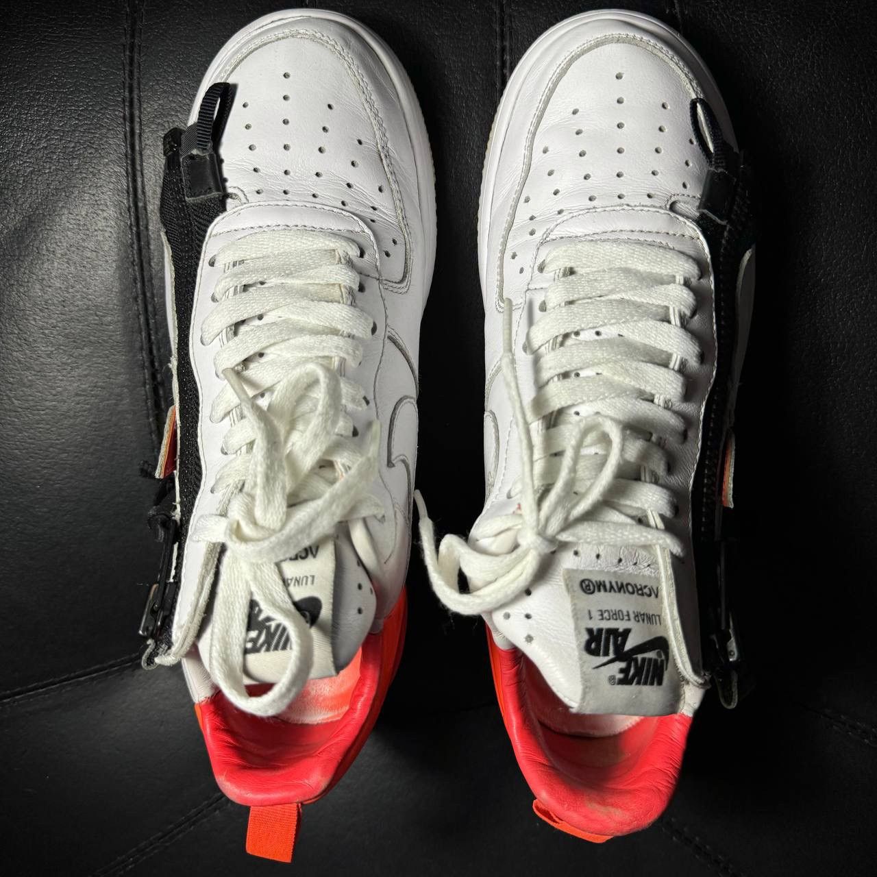 Acronym × Nike 7us Nike Lunar Force 1 Acronym white Red Size US 7 / EU 40 - 7 Thumbnail