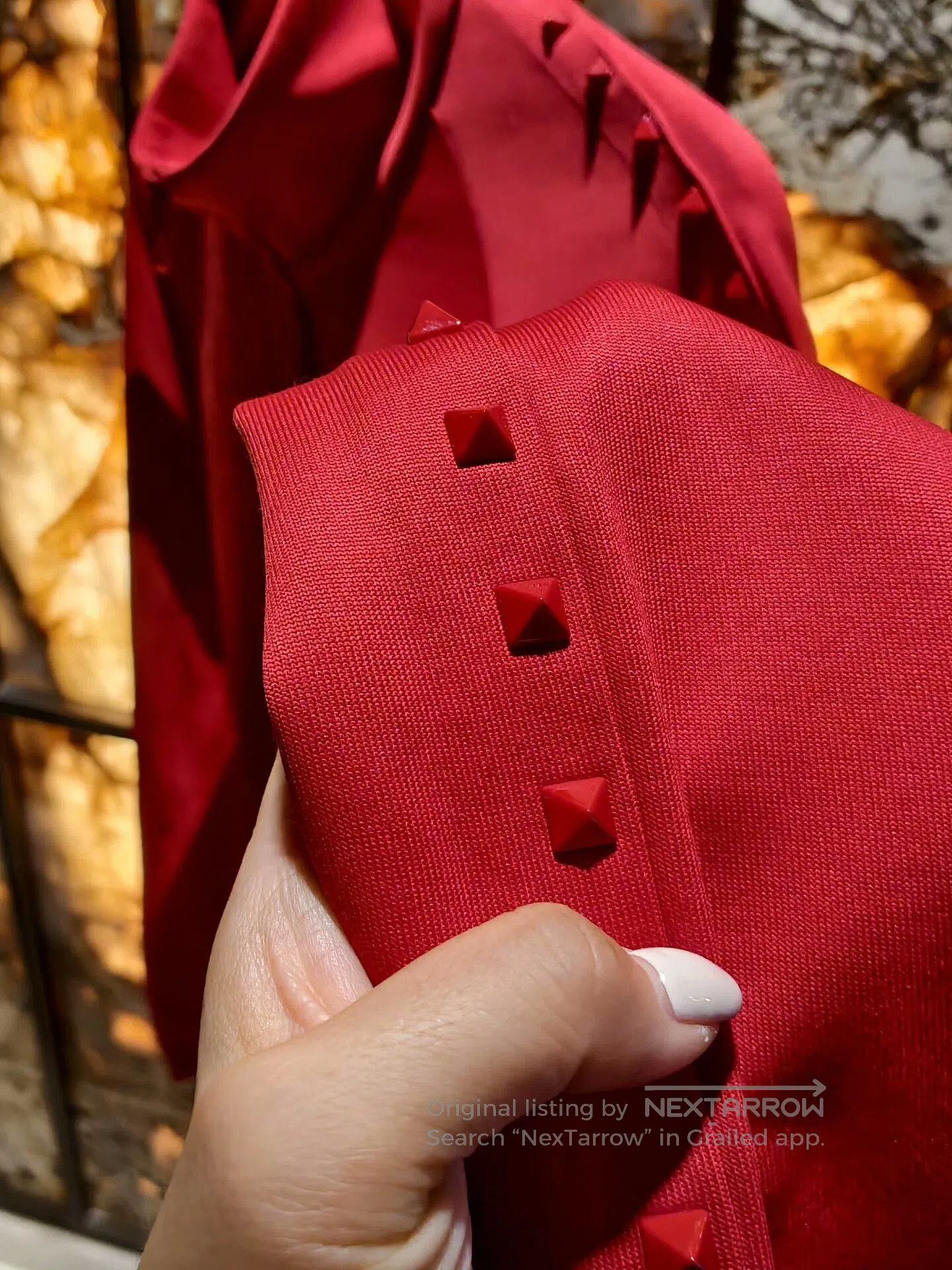 Valentino Valentino Red Rivet Jacket Size 185. Size US XXL / EU 58 / 5 - 2 Thumbnail