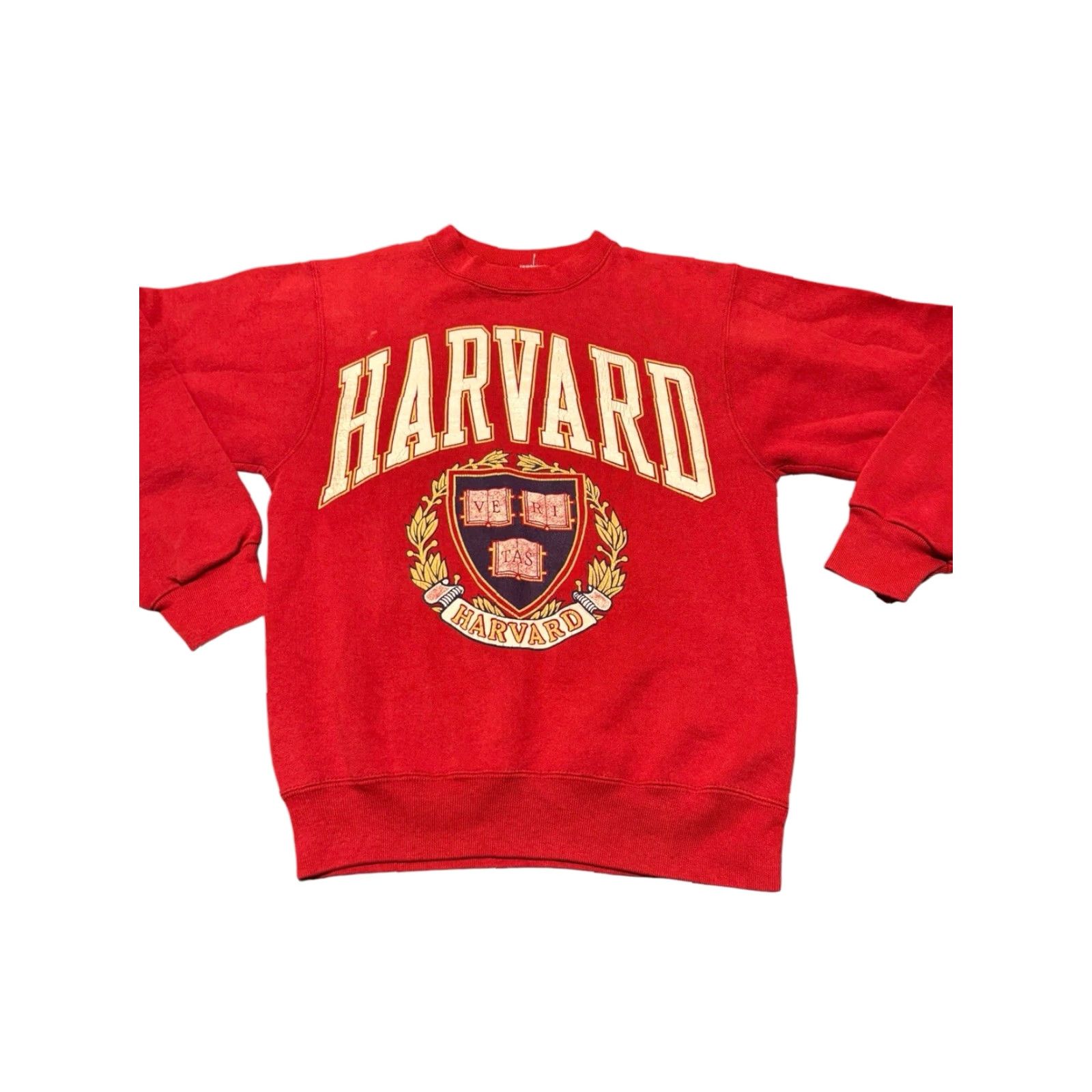 Vintage VINTAGE Harvard University Crimson Sweatshirt Red Size S Graphic Crew Neck Pullover Unisex Adults 80s 90s Retro Size US S / EU 44-46 / 1 - 2 Thumbnail