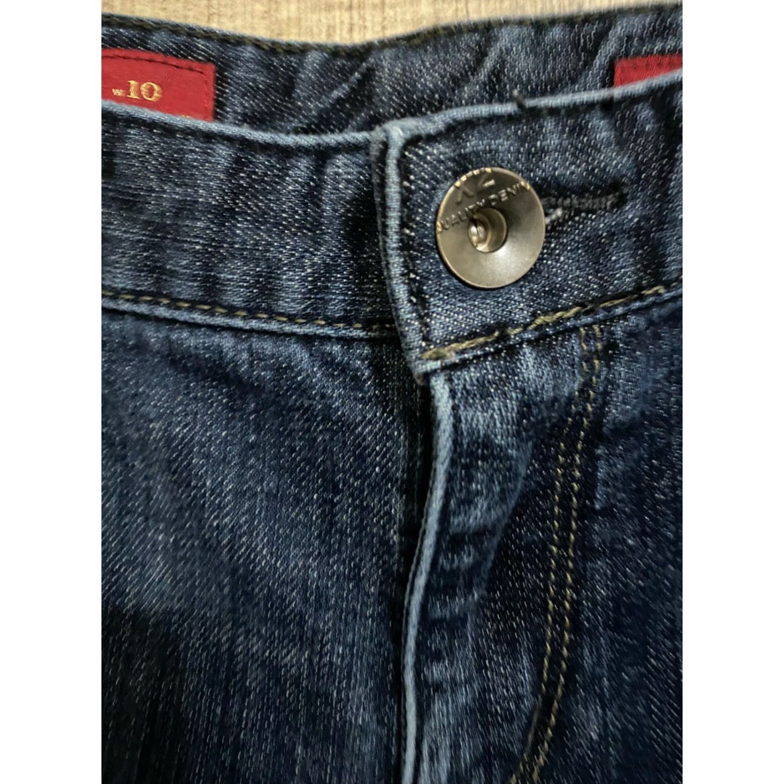 Express Womens Express Jeans x2 Skinny Dark Wash Sz 10R Size 32" / US 10 / IT 46 - 2 Thumbnail
